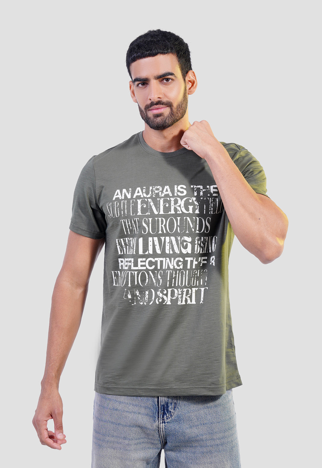 Crew Neck Printed T-Shirt
