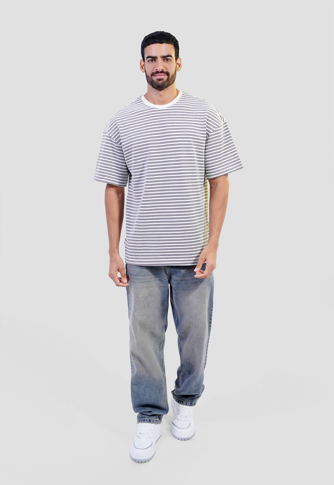 Over Size Striped T-Shirt