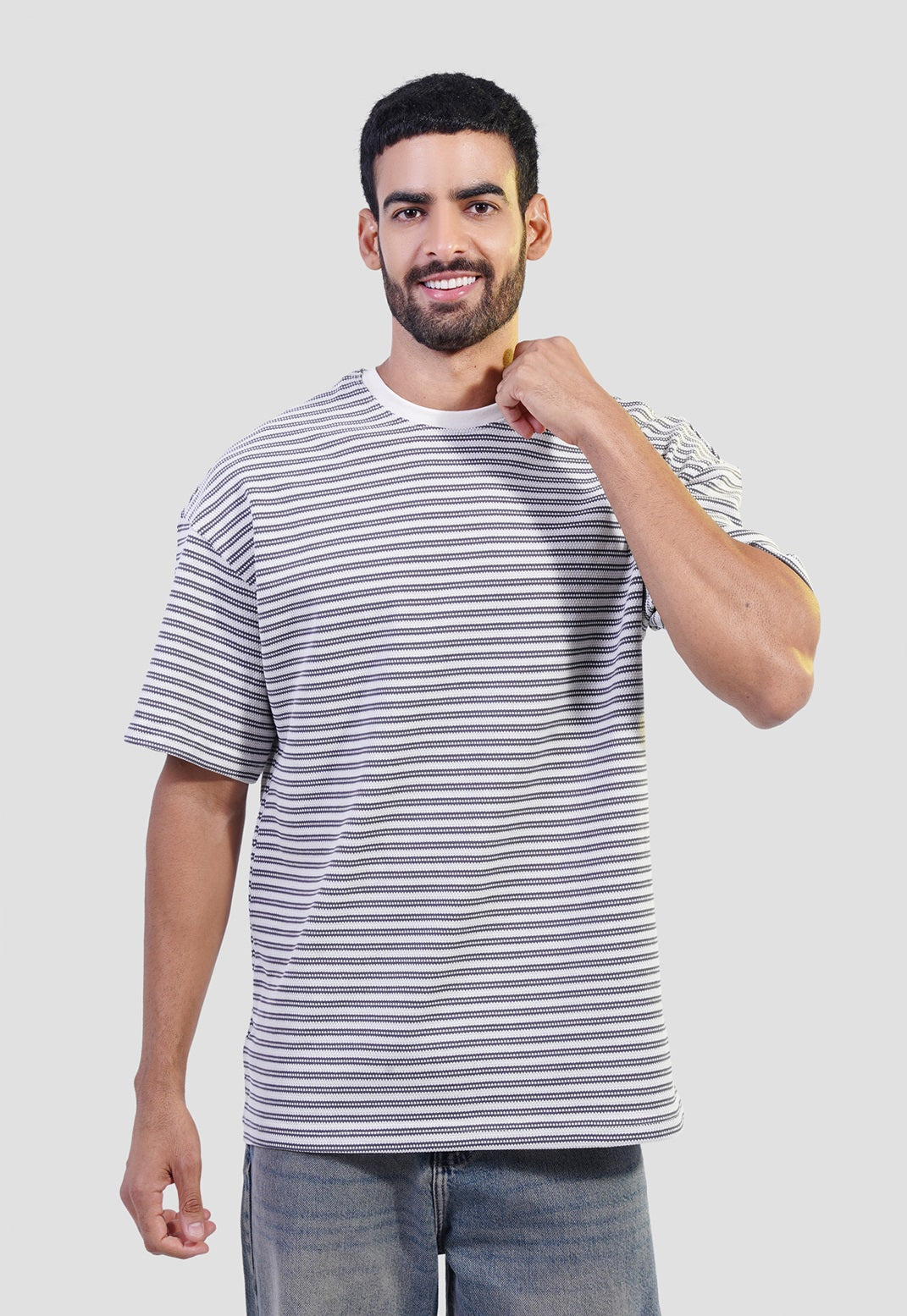 Over Size Striped T-Shirt