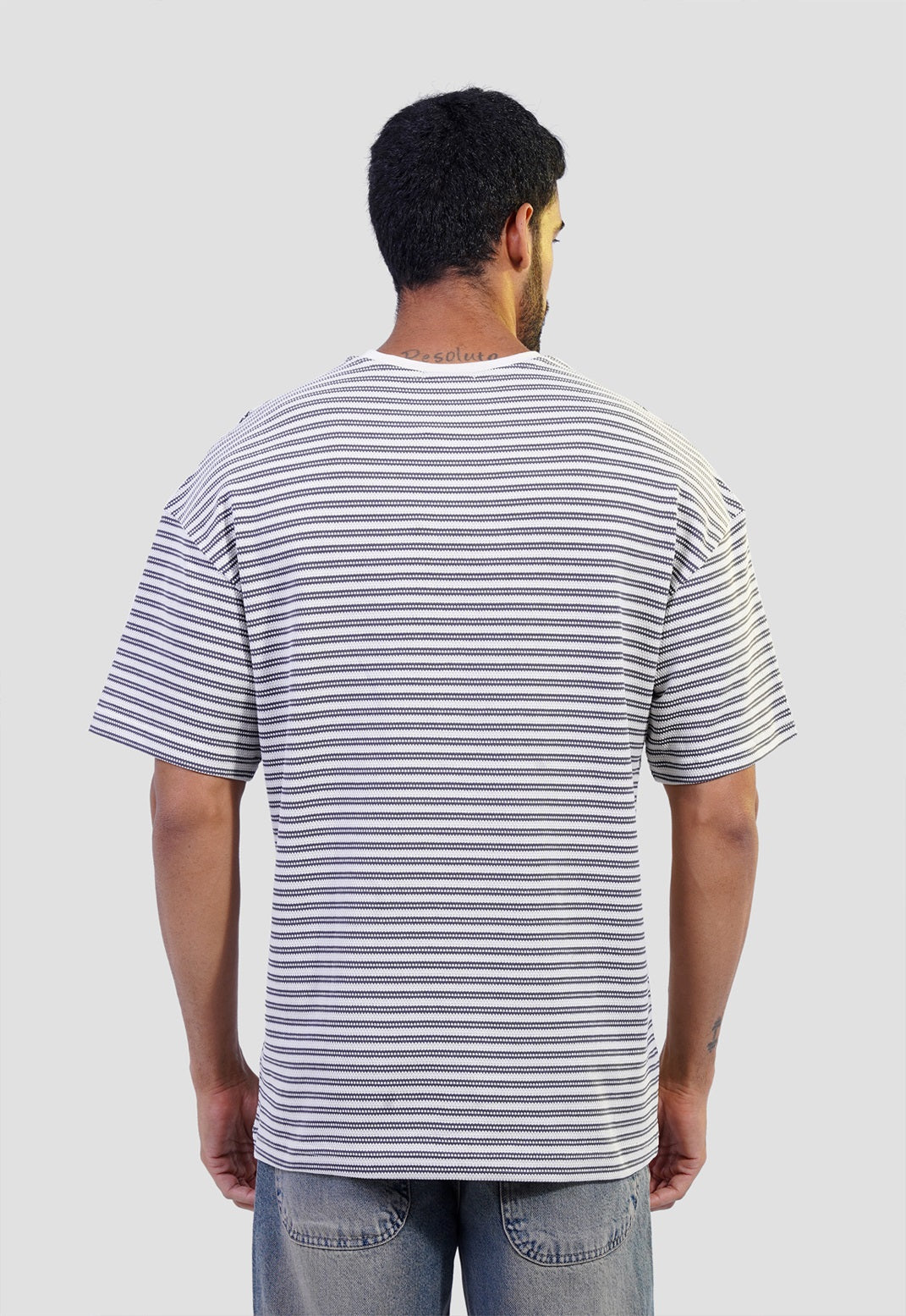 Over Size Striped T-Shirt