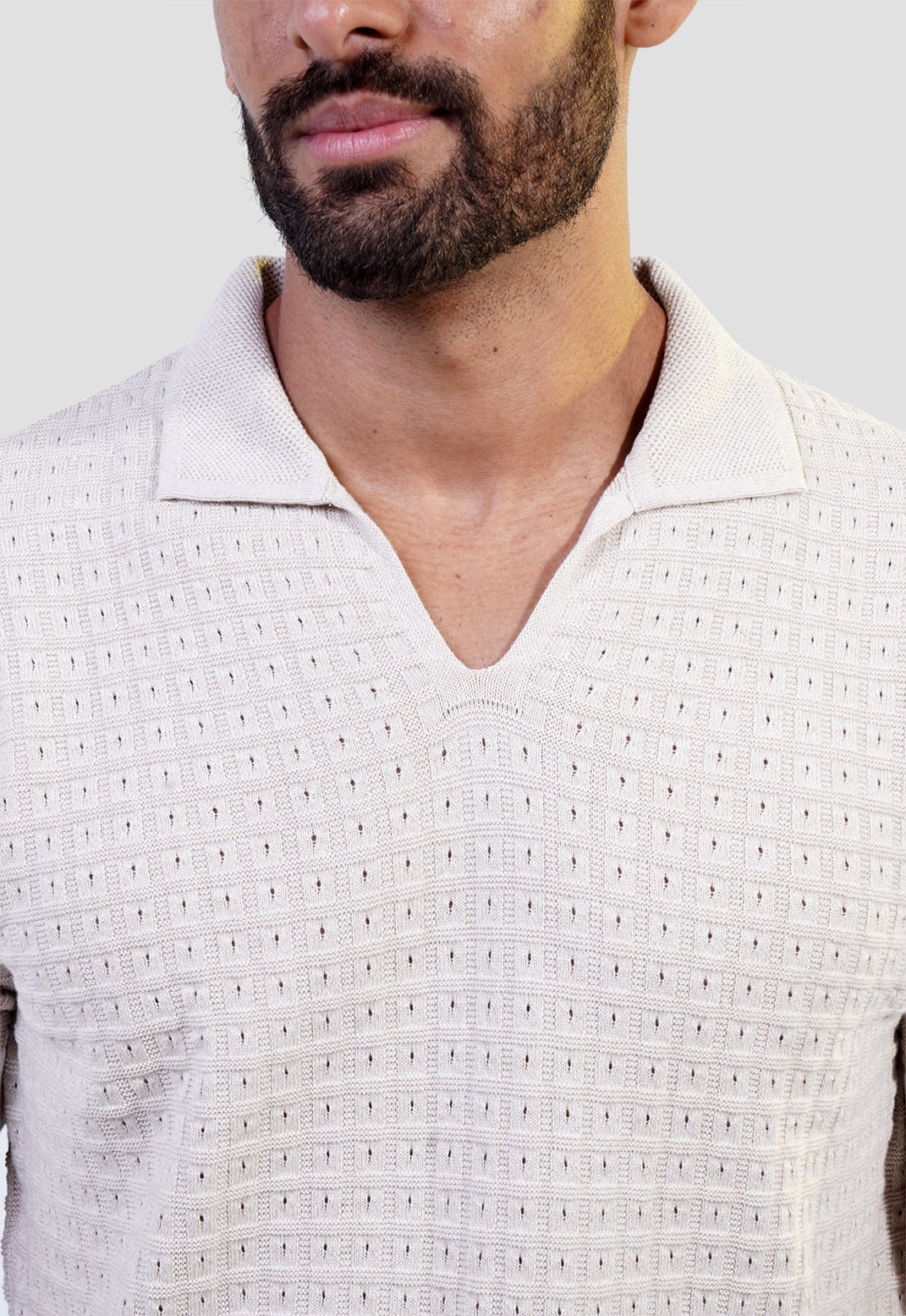 Knitted Polo Shirt