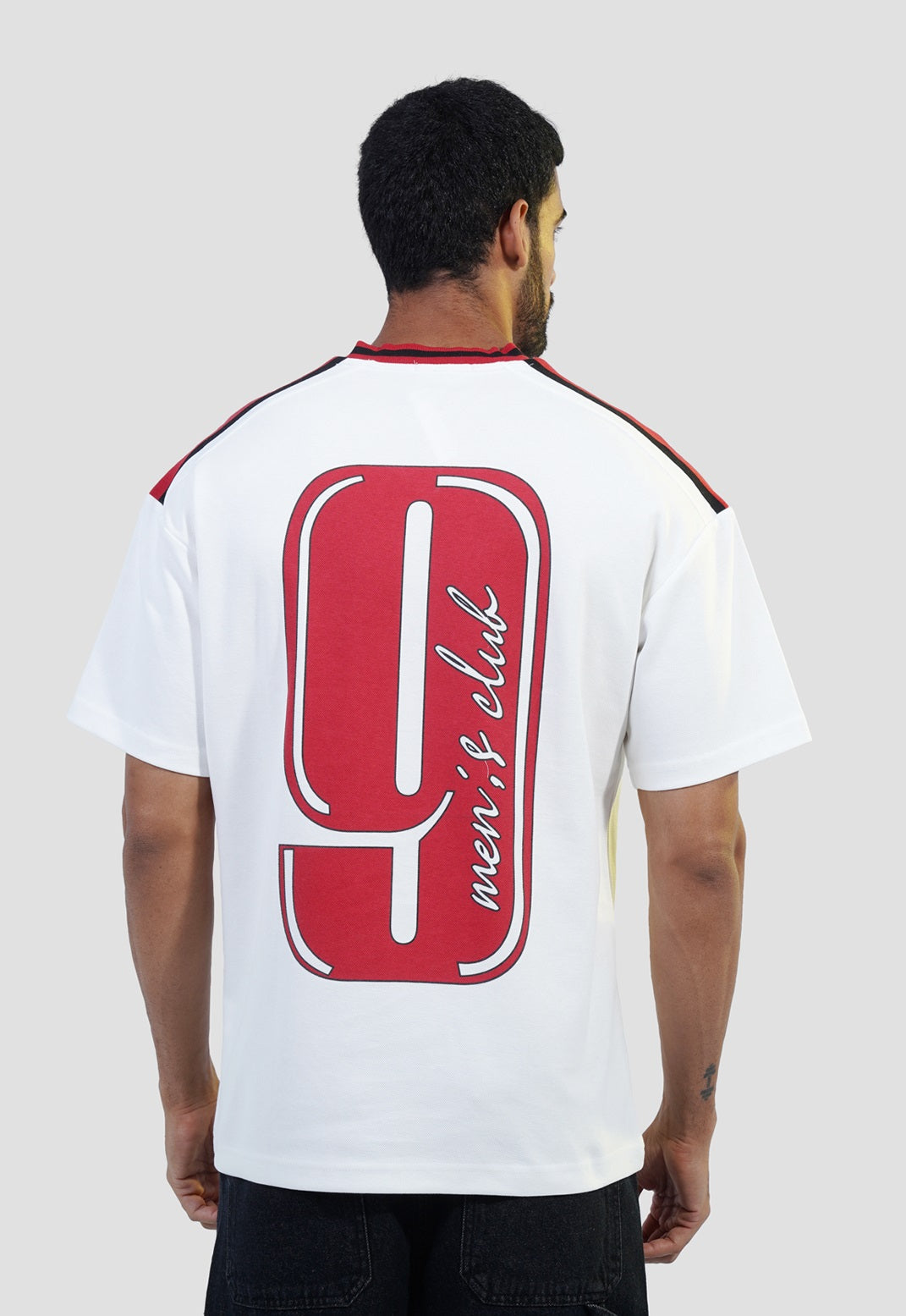Crew Neck Over Size Printed T-shirt