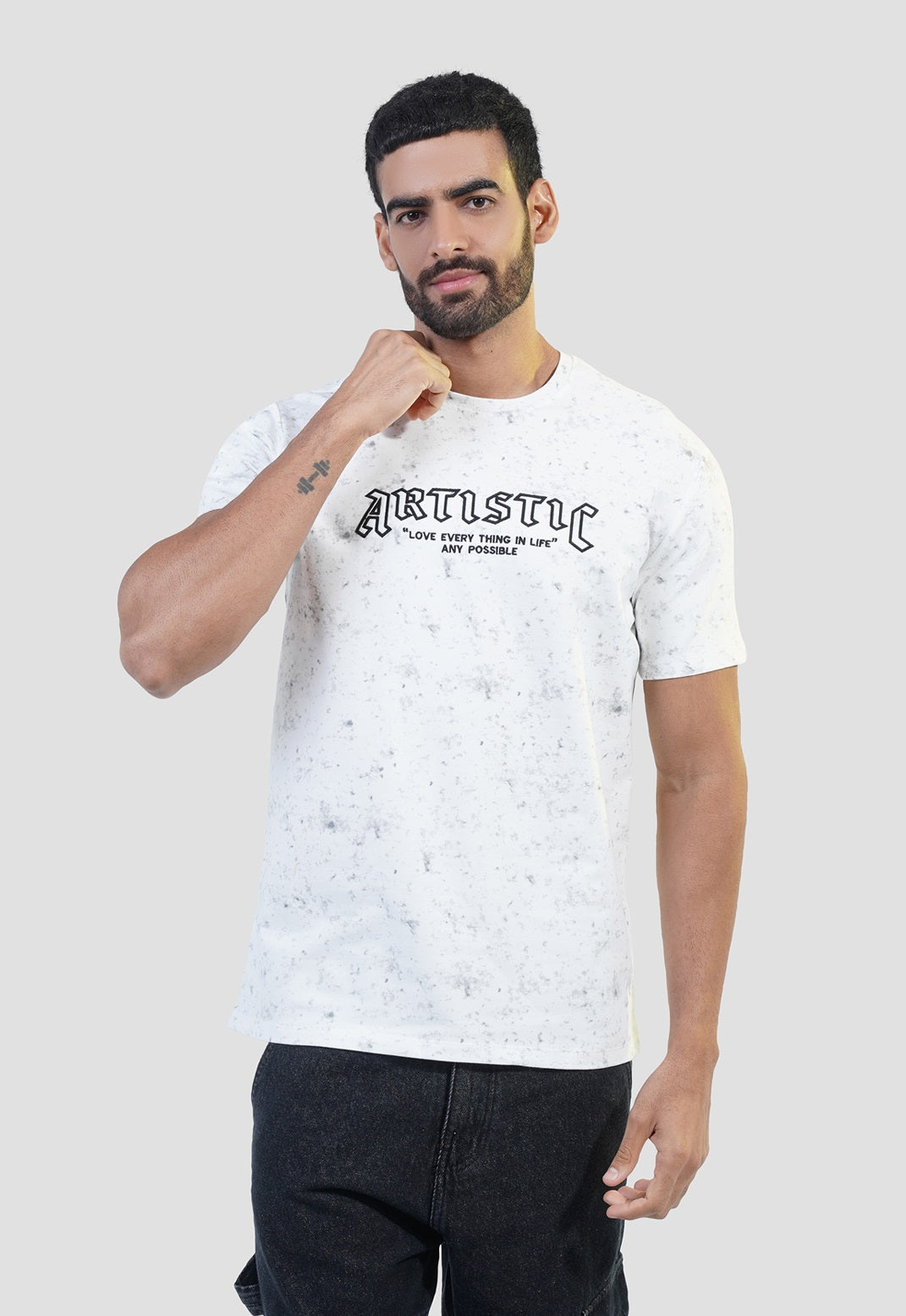 Crew Neck Printed T-Shirt