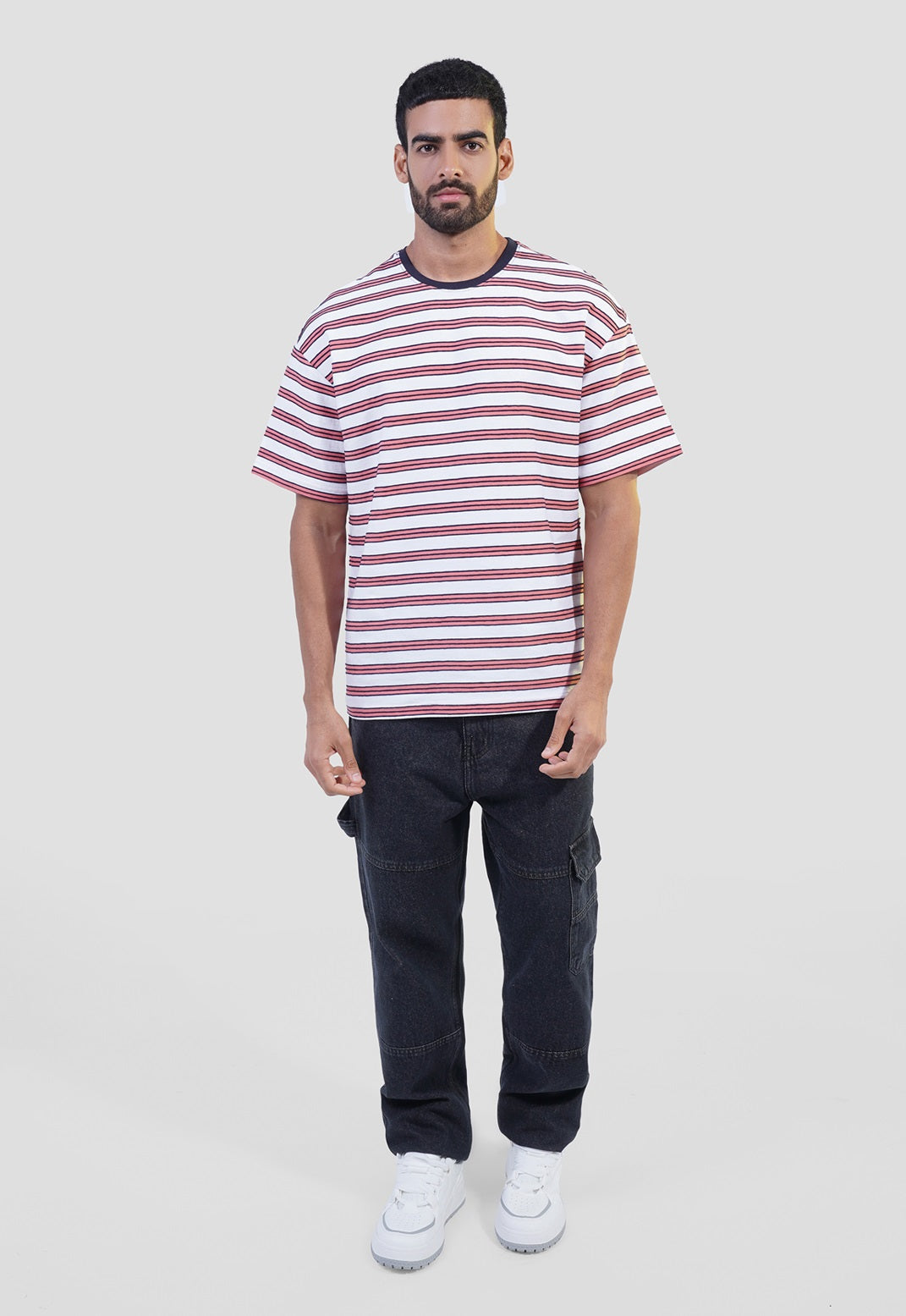 Striped Crew Neck T-Shirt