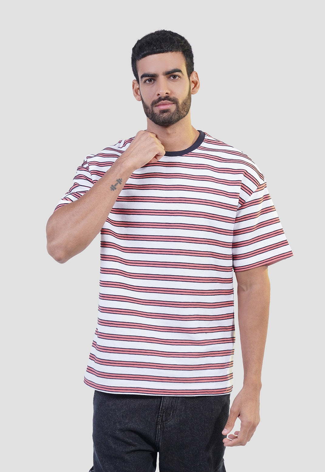 Striped Crew Neck T-Shirt