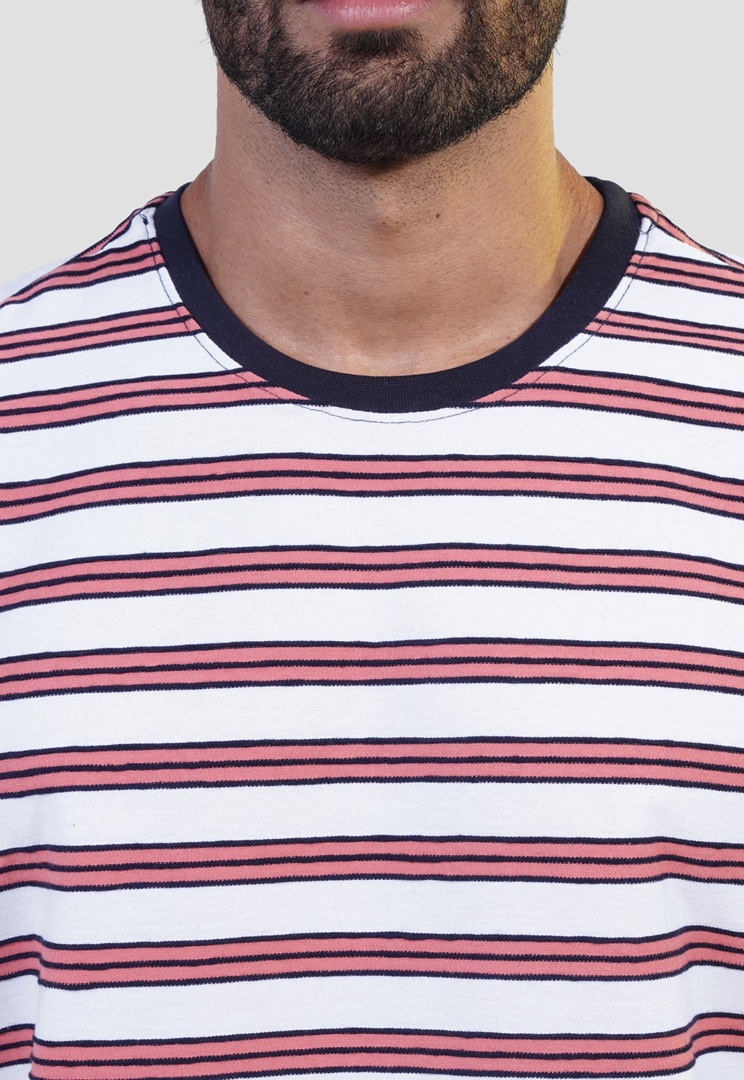 Striped Crew Neck T-Shirt