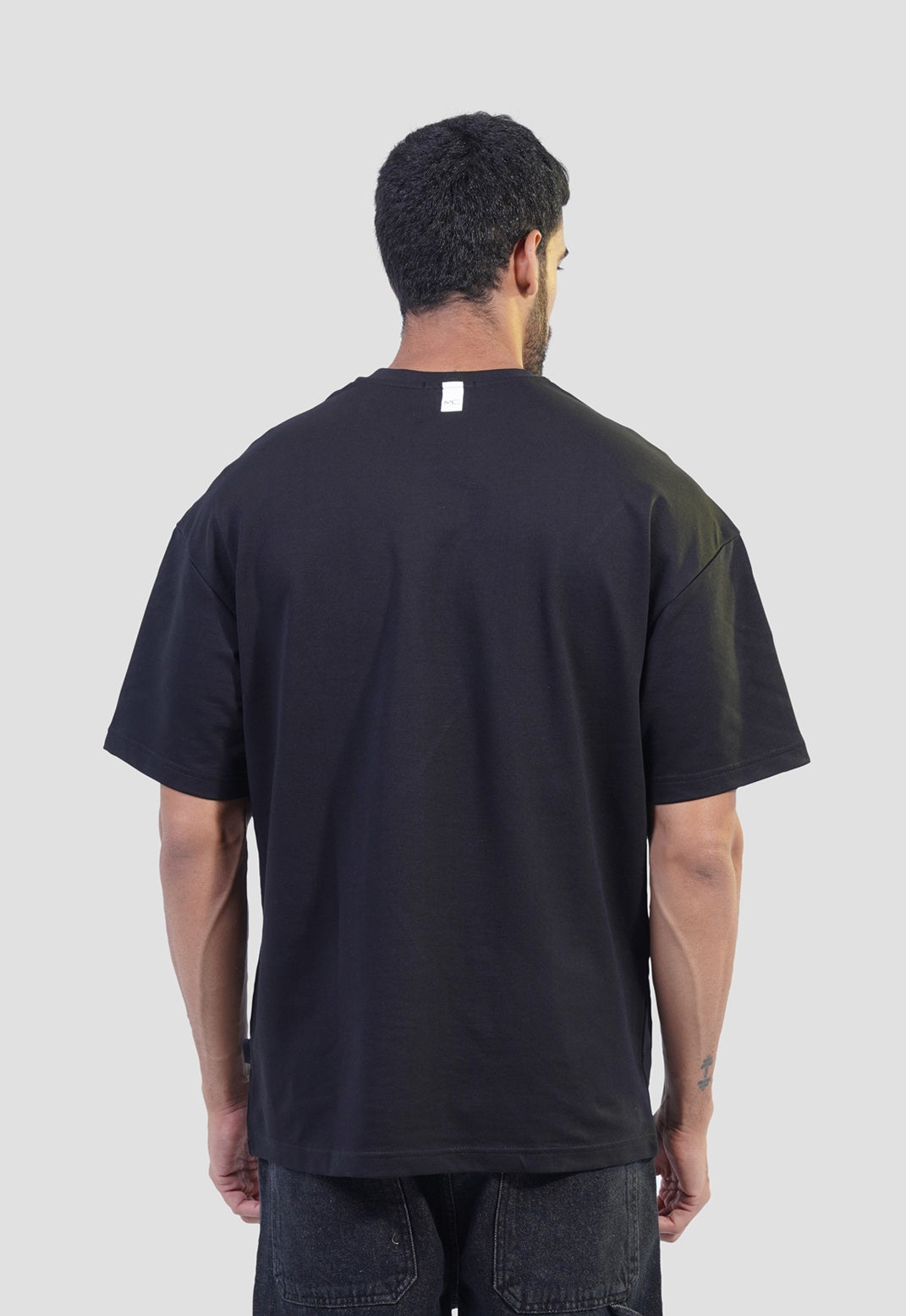 Crew Neck Over Size Printed T-shirt