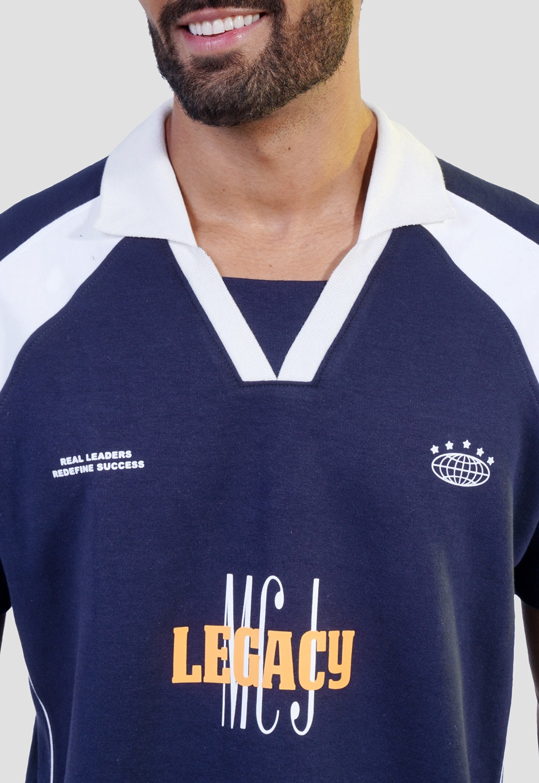 Relaxed Fit Printed Polo Shirt