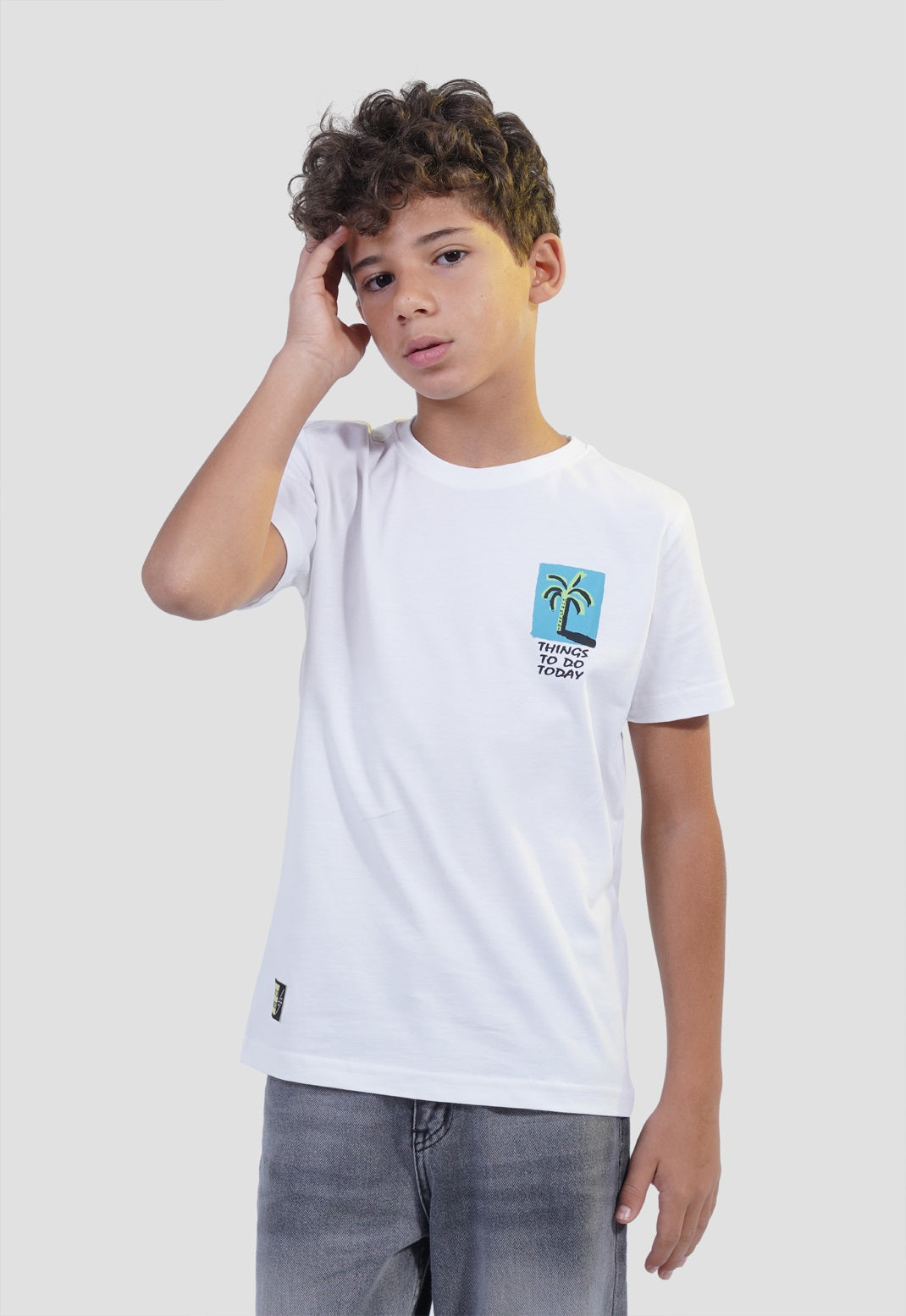 Kids Crew Neck Printed T-shirt