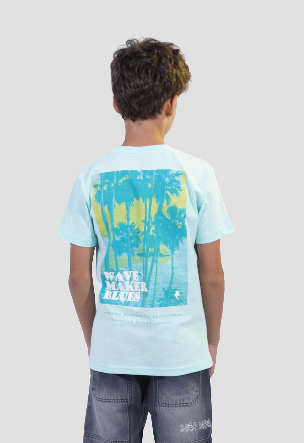 Kids Crew Neck Printed T-shirt