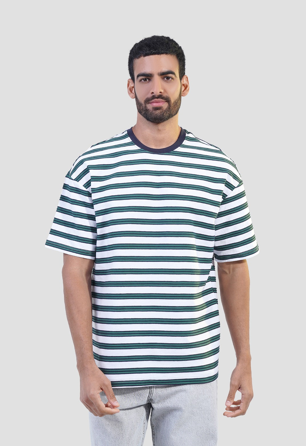Striped Crew Neck T-Shirt