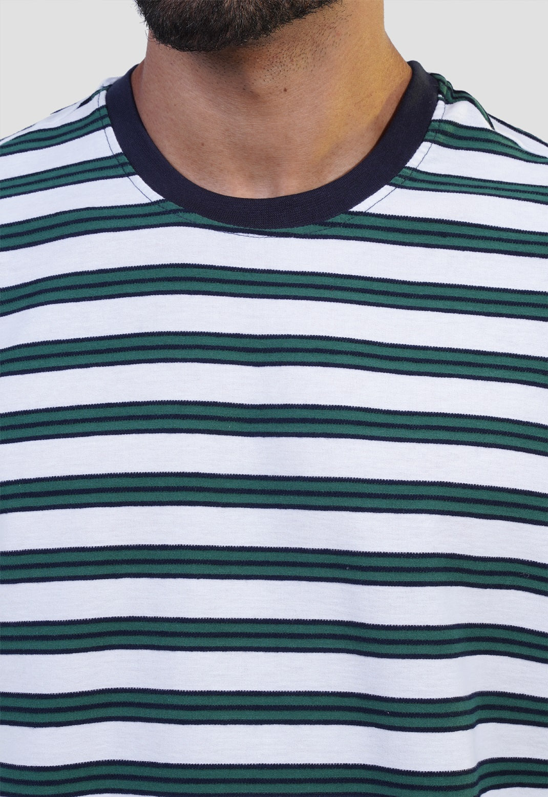 Striped Crew Neck T-Shirt