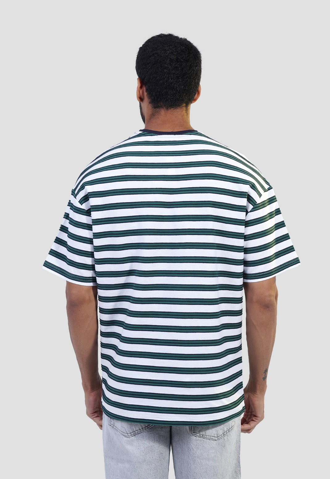 Striped Crew Neck T-Shirt