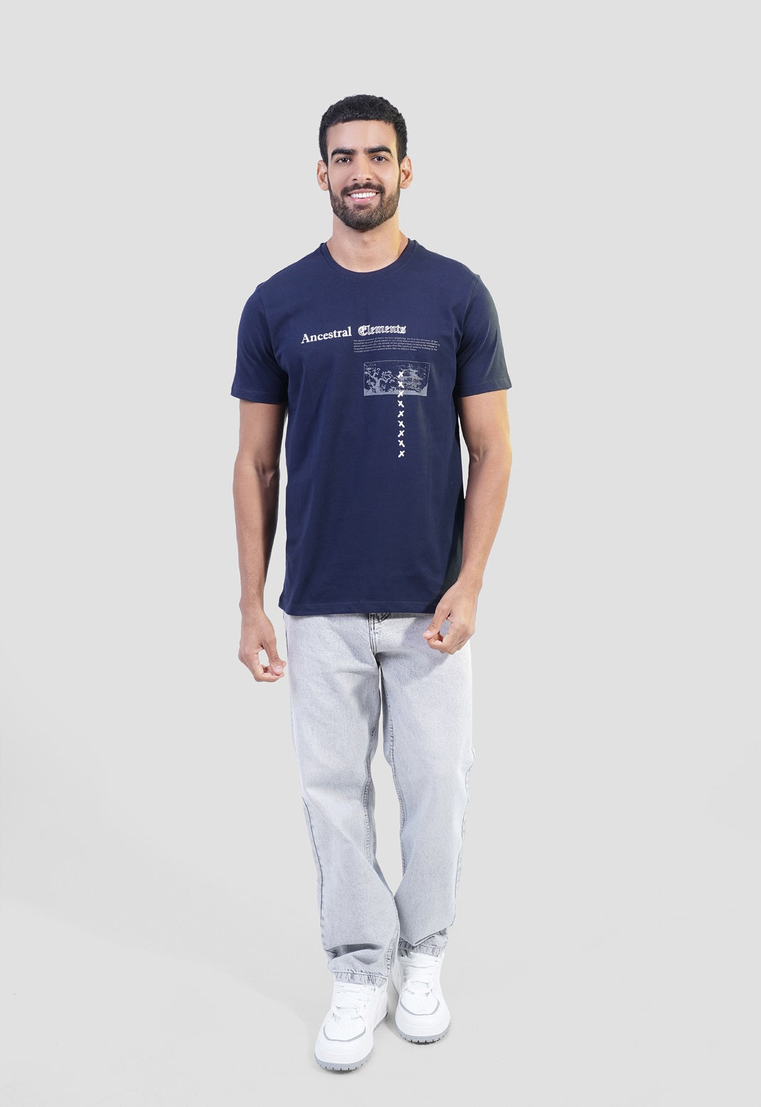 Crew Neck Printed T-Shirt