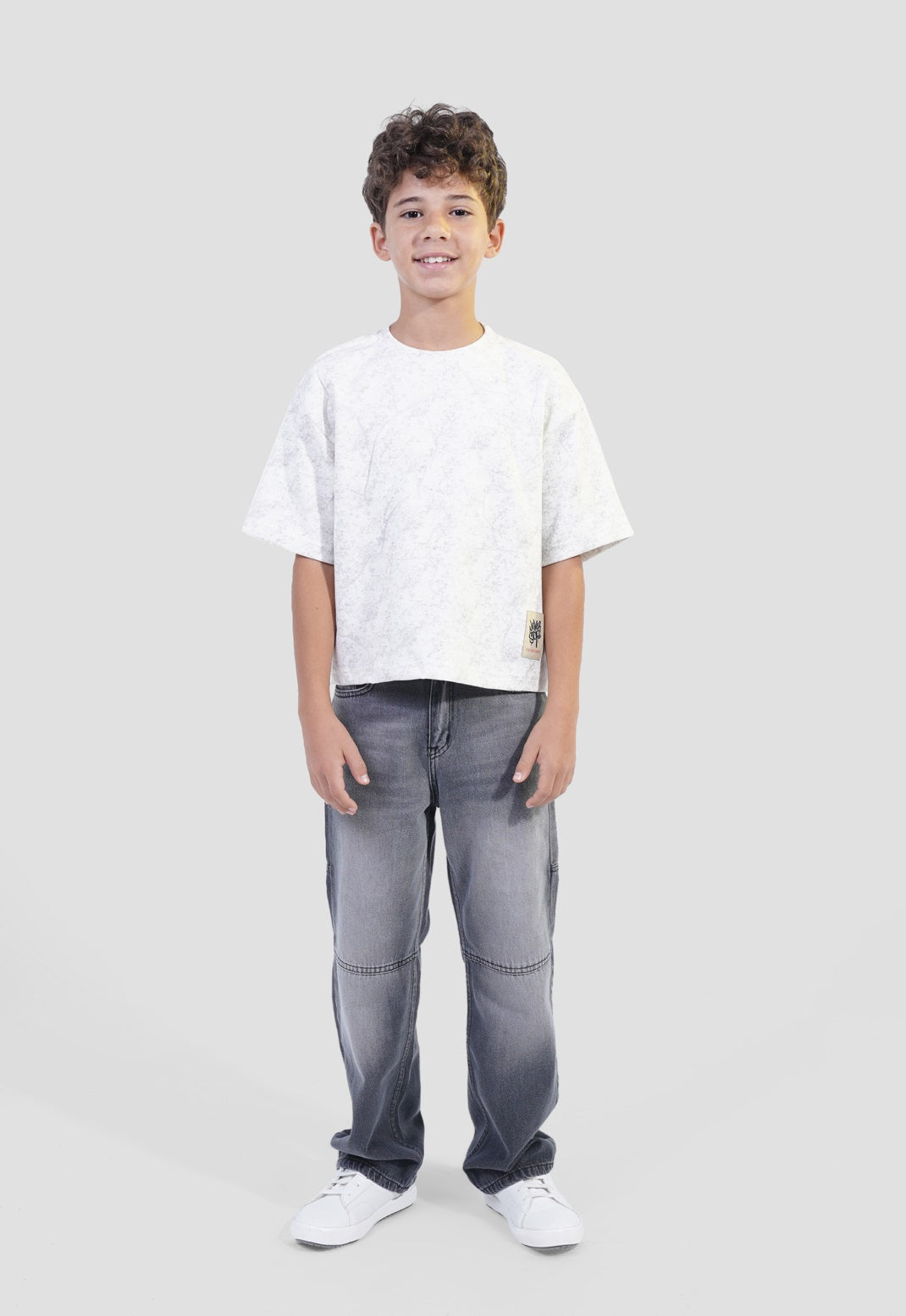 Kids Crew Neck Printed T-shirt