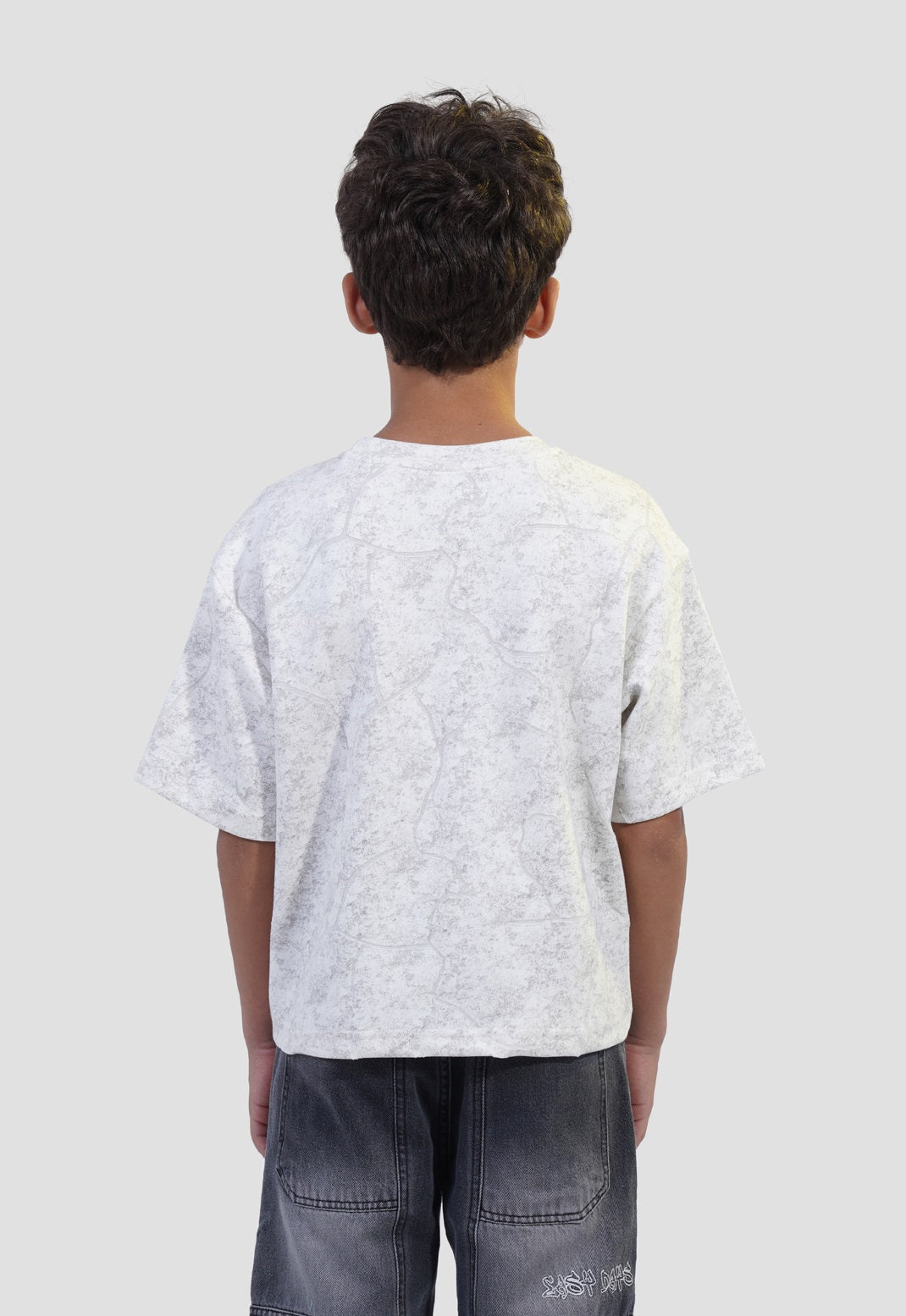 Kids Crew Neck Printed T-shirt