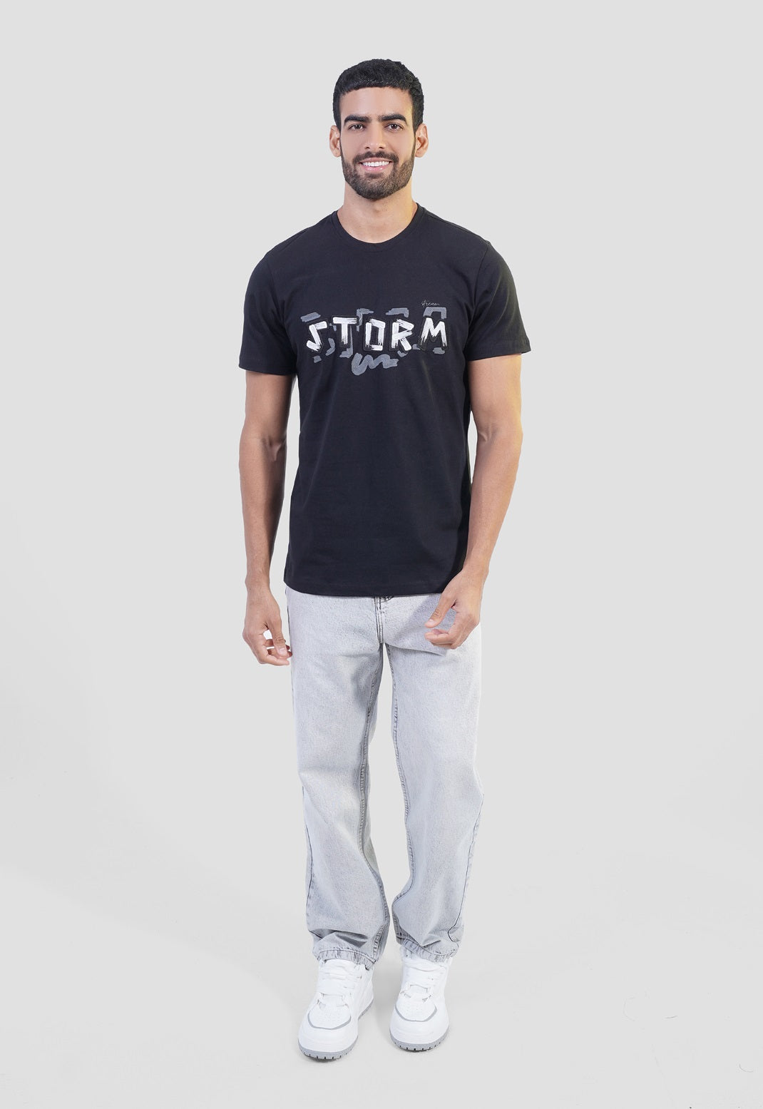 Crew Neck Printed T-shirt