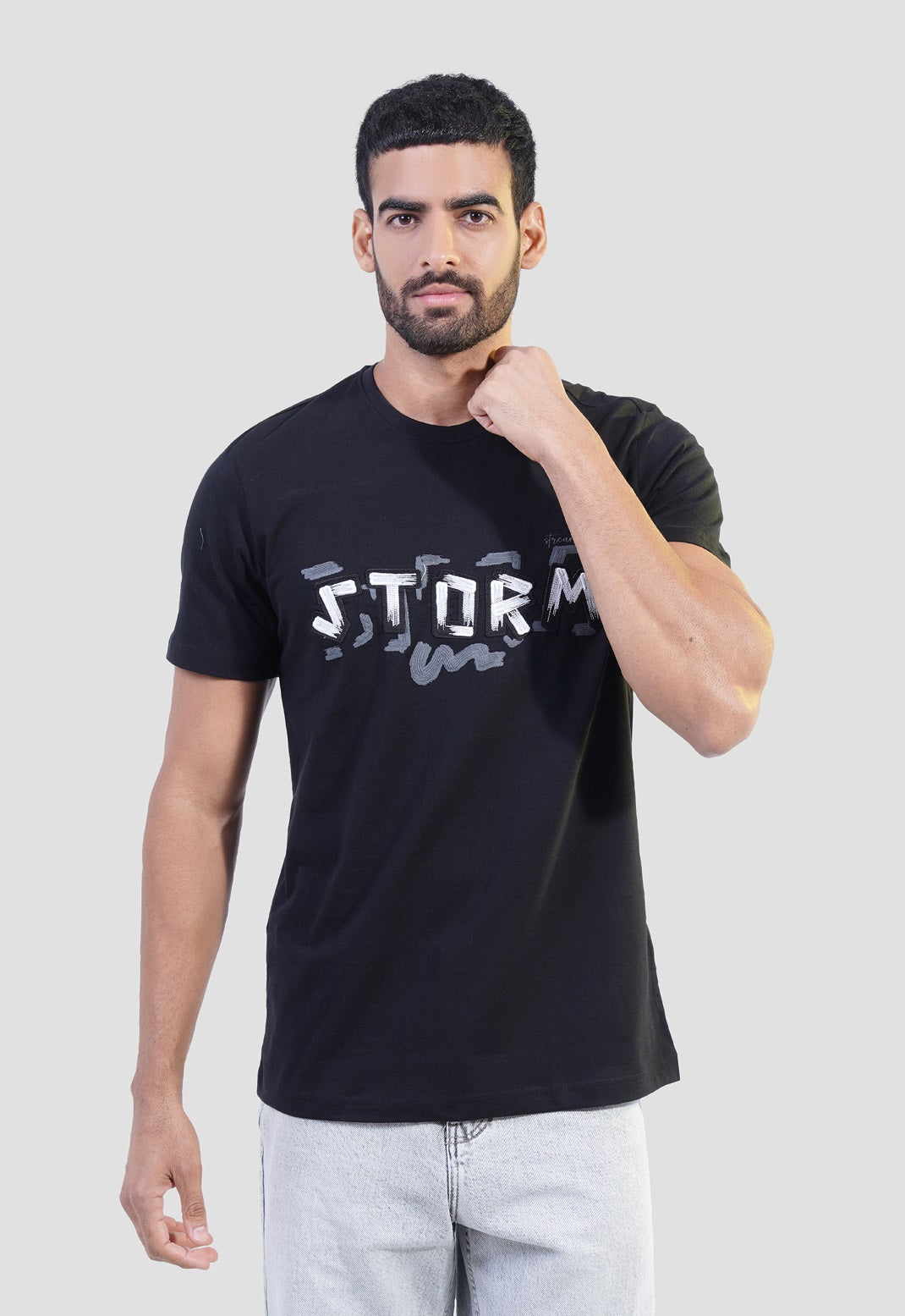 Crew Neck Printed T-shirt