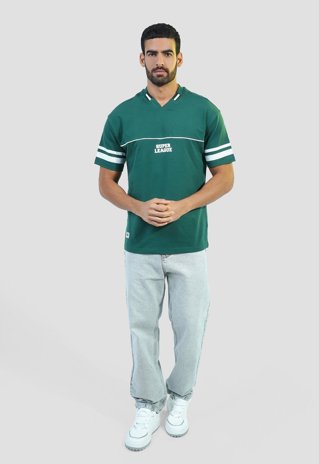 Relaxed Fit V Neck T-Shirt