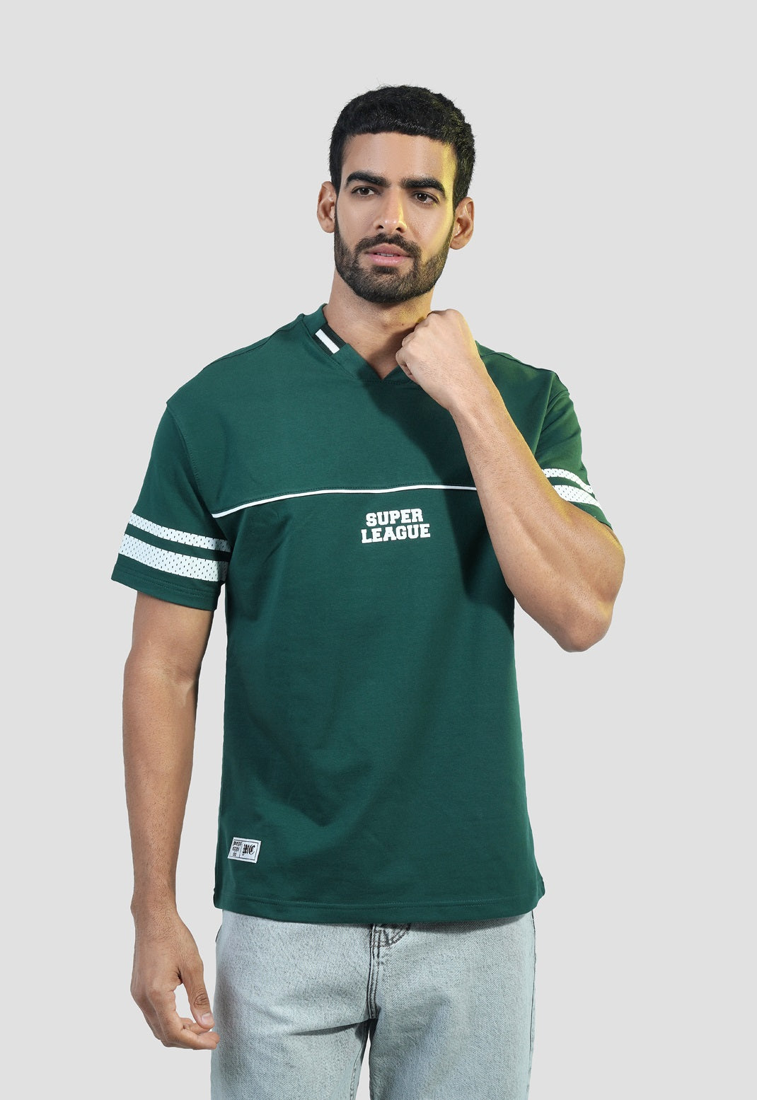 Relaxed Fit V Neck T-Shirt