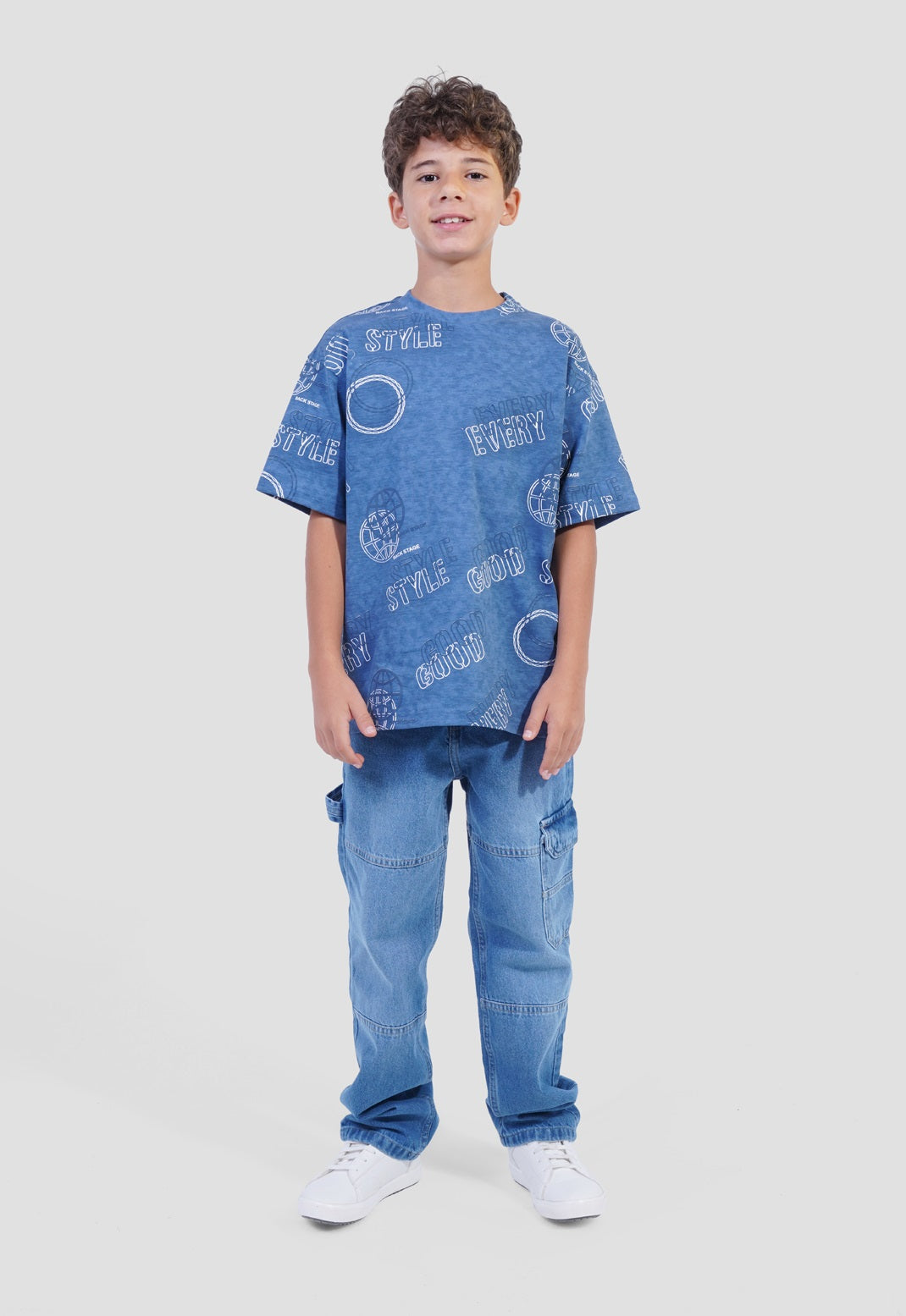 Kids Over Size Printed T-shirt