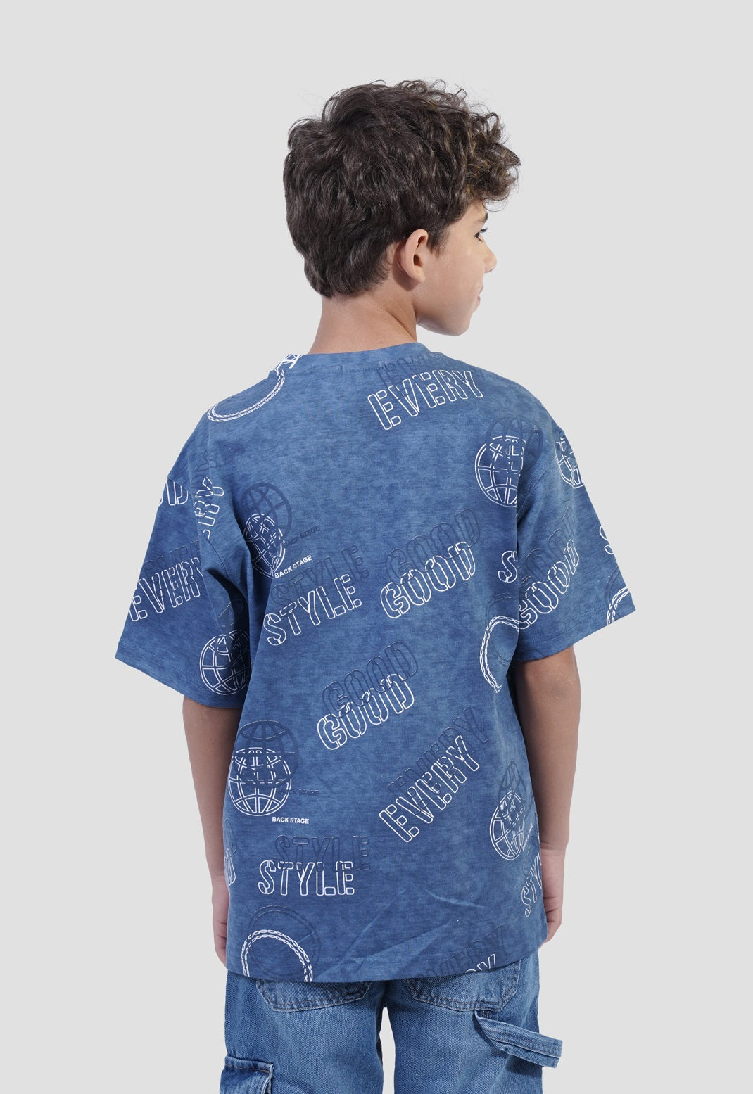 Kids Over Size Printed T-shirt