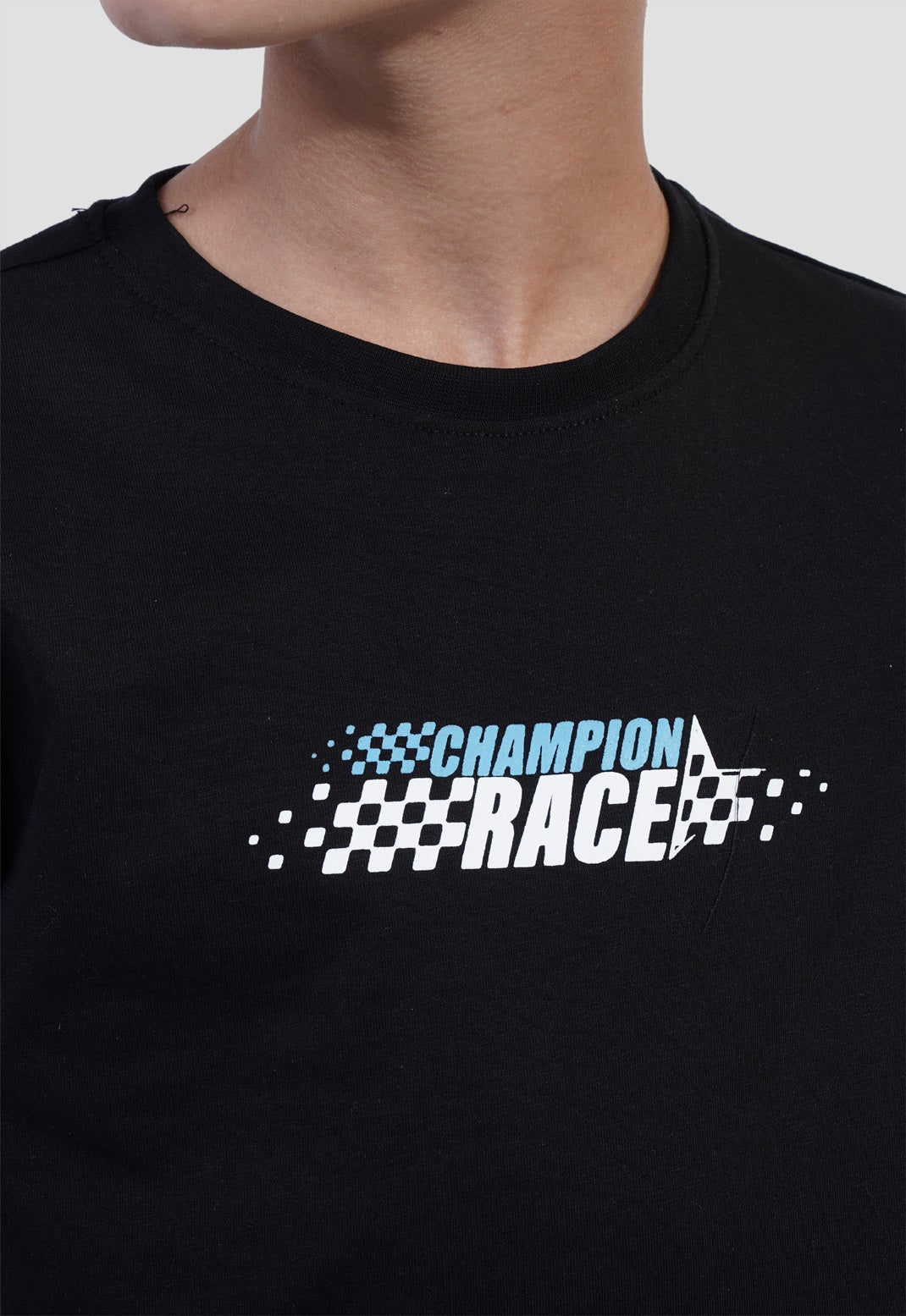 Kids Crew Neck Printed T-shirt