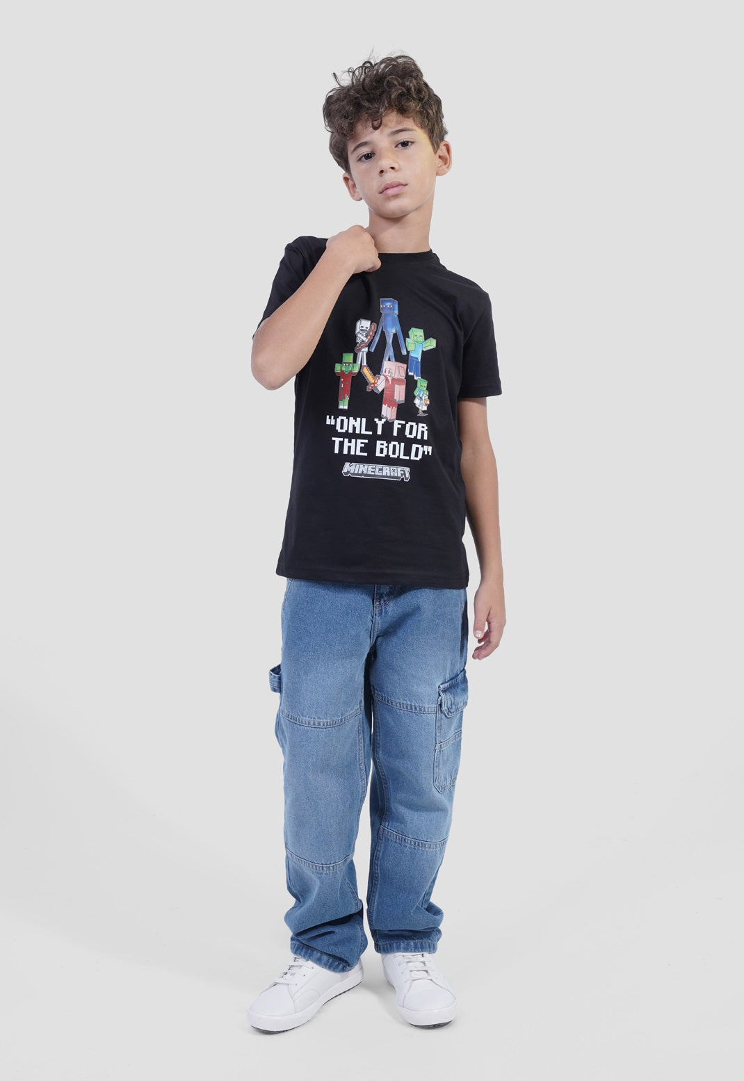 Kids Crew Neck Printed T-shirt