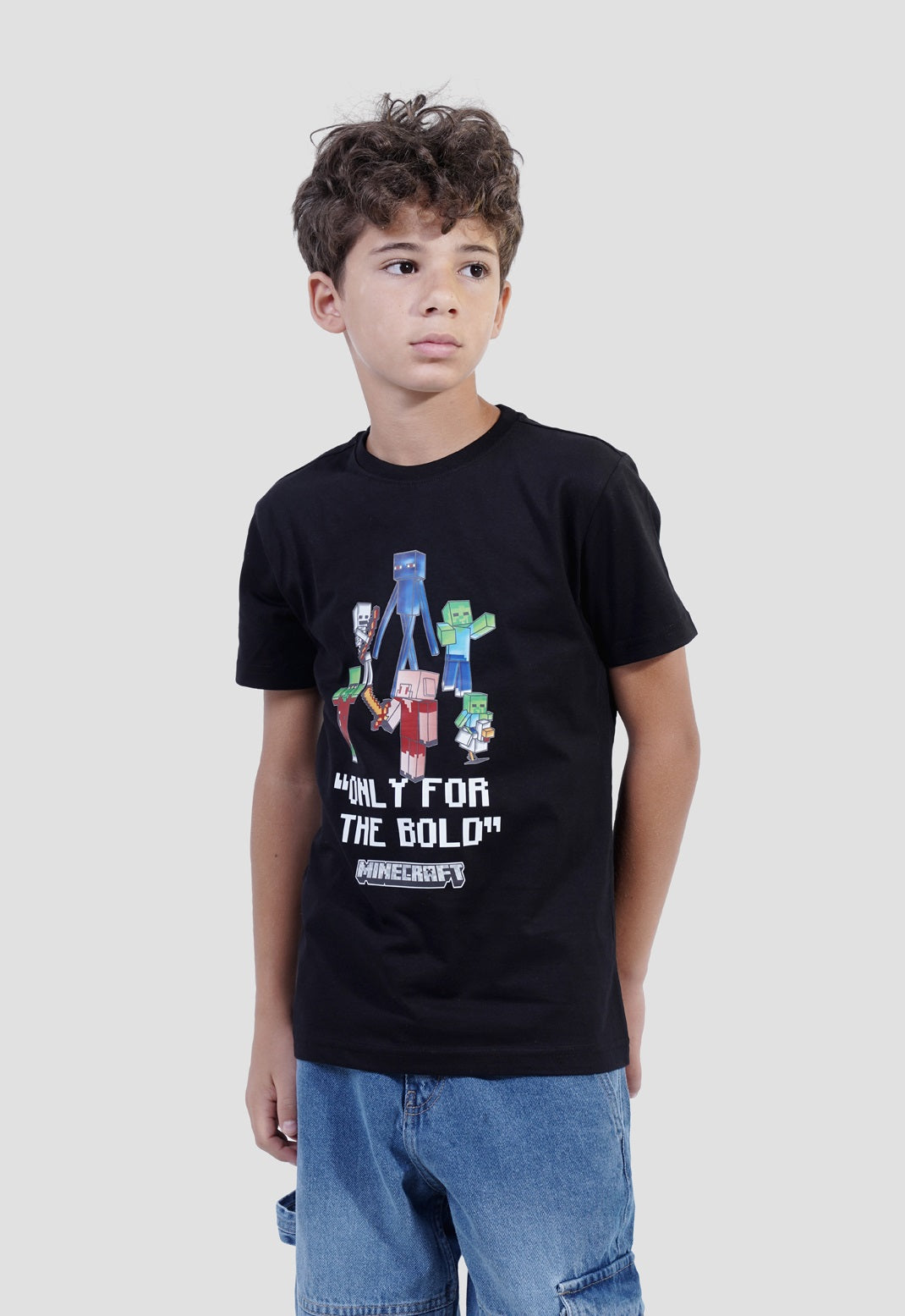 Kids Crew Neck Printed T-shirt