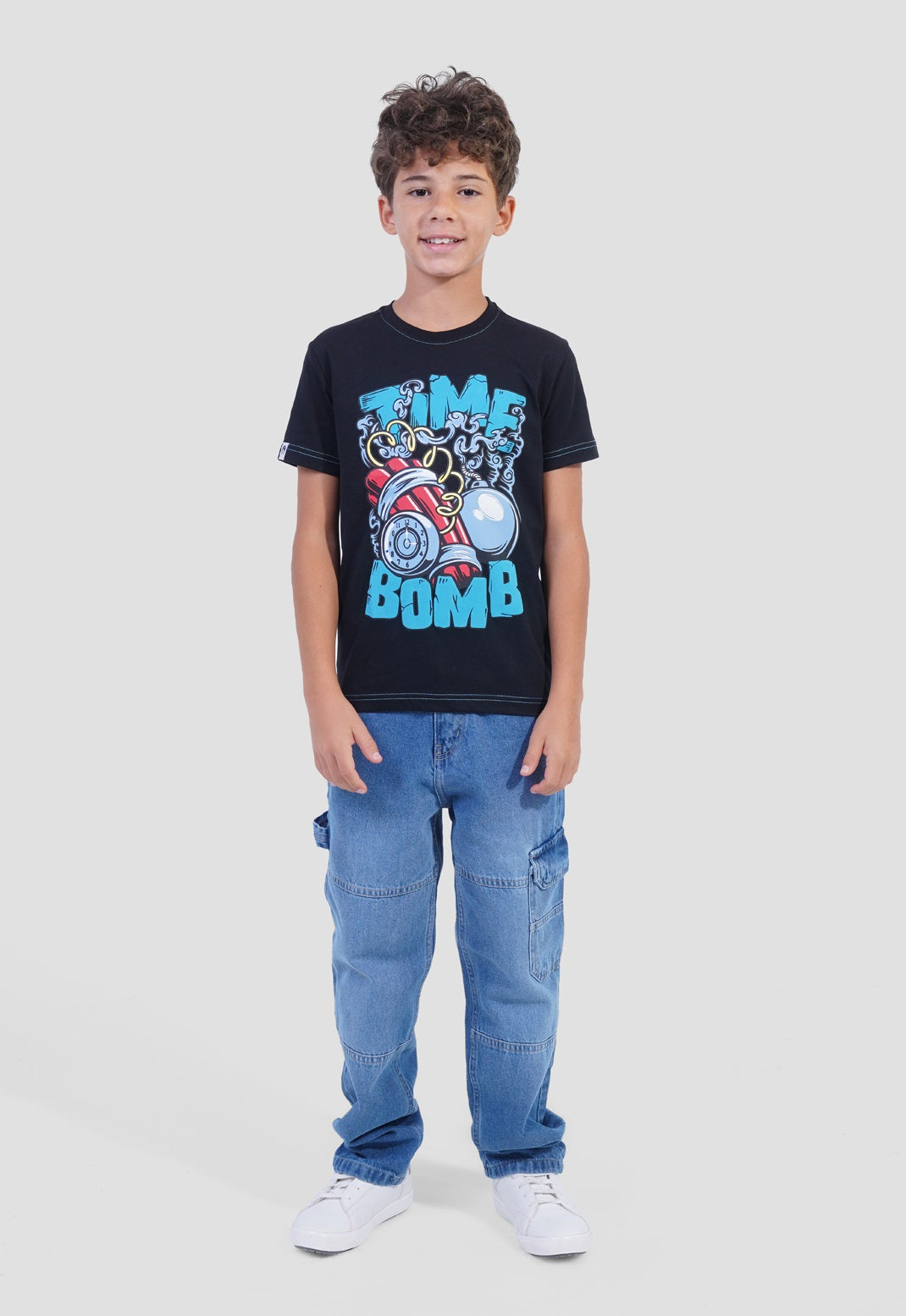 Kids Crew Neck Printed T-shirt