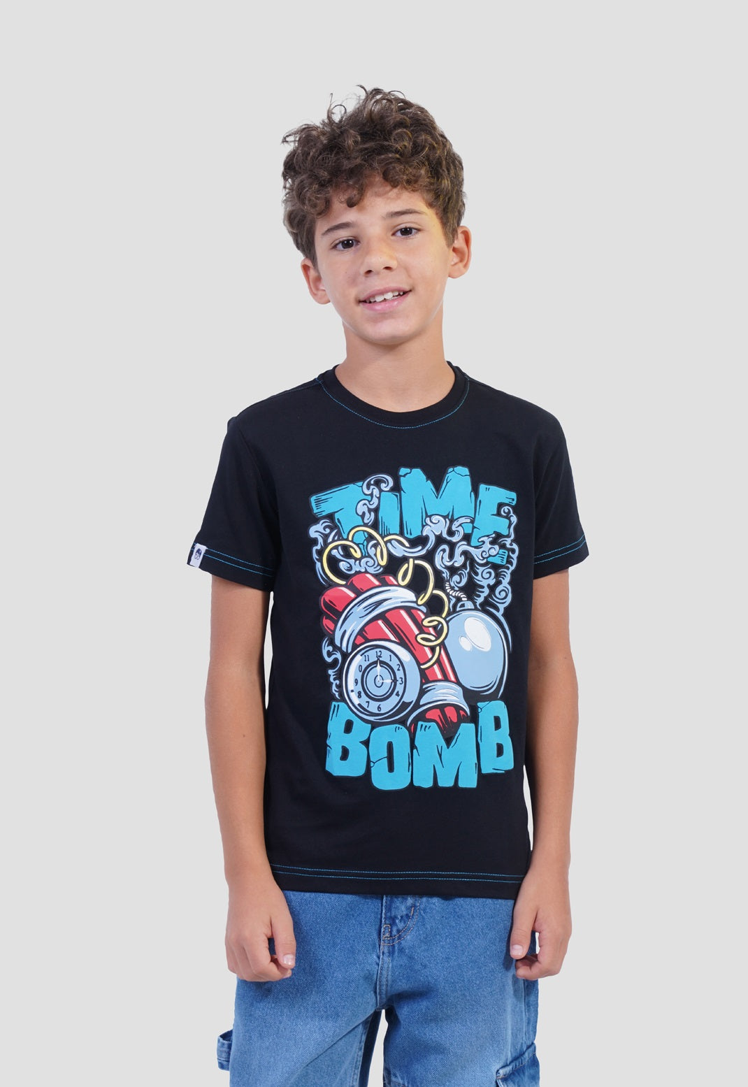 Kids Crew Neck Printed T-shirt