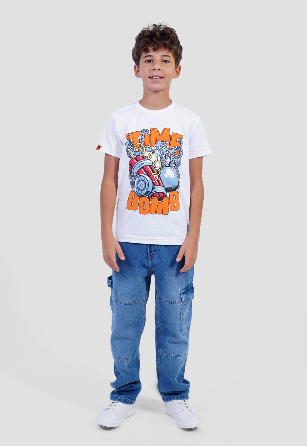 Kids Crew Neck Printed T-shirt