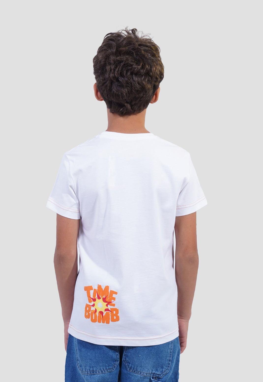 Kids Crew Neck Printed T-shirt