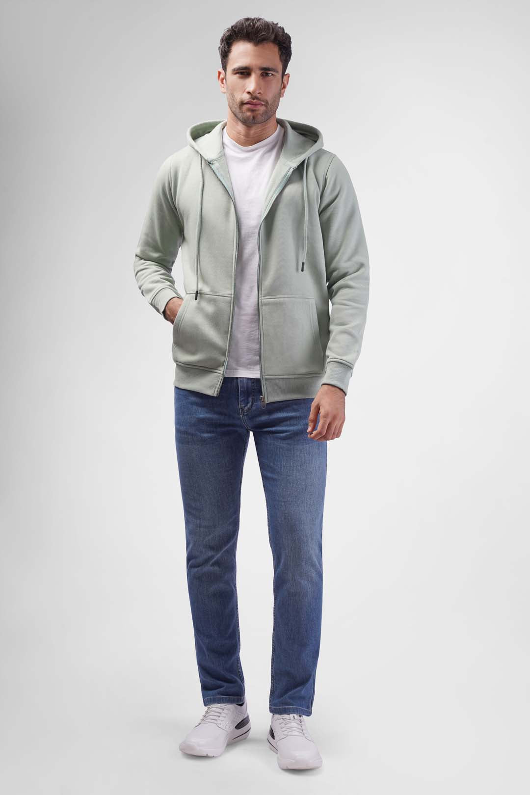 Full Zipper Hoodie Sweatshirt