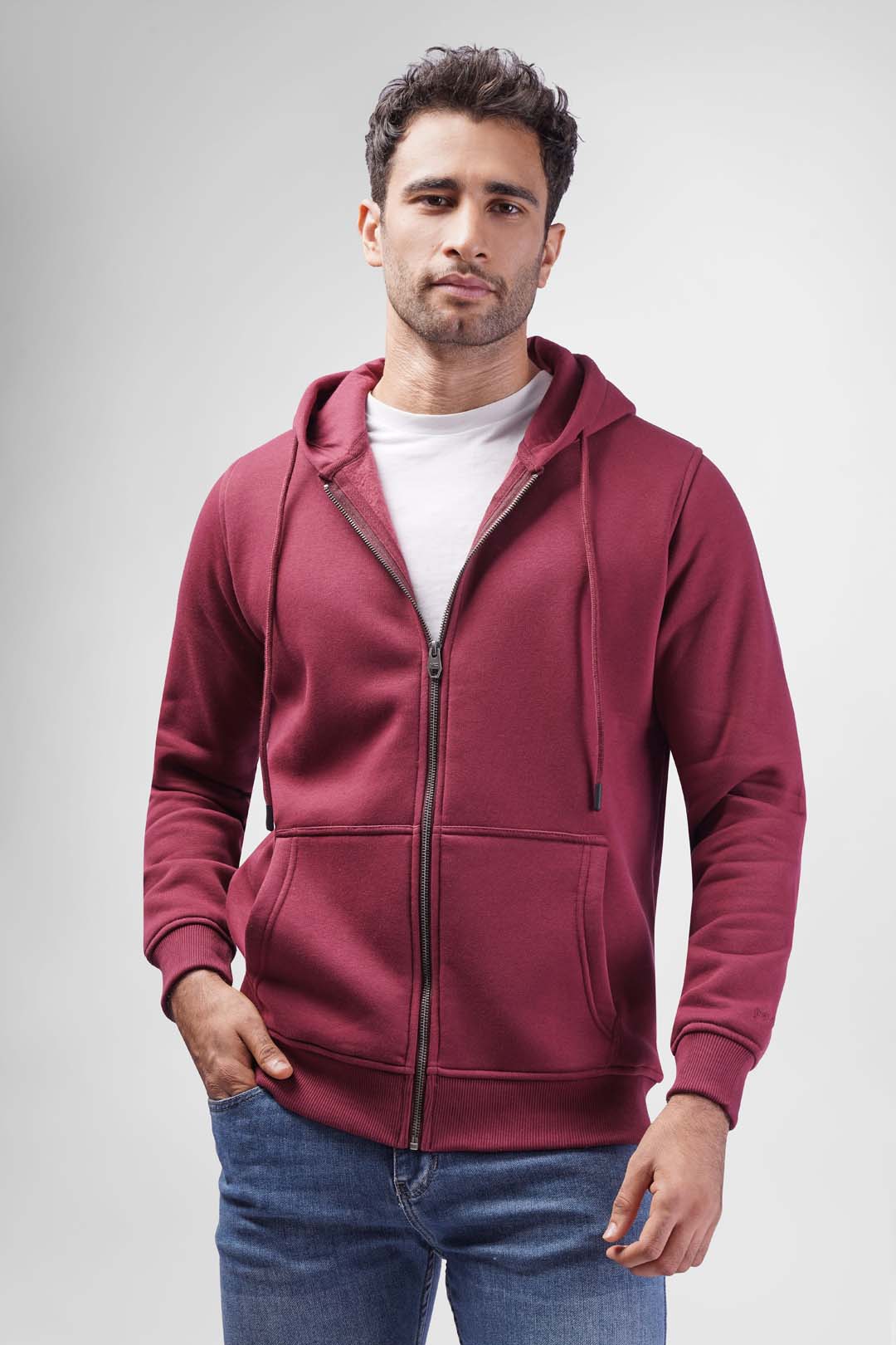 Full Zipper Hoodie Sweatshirt