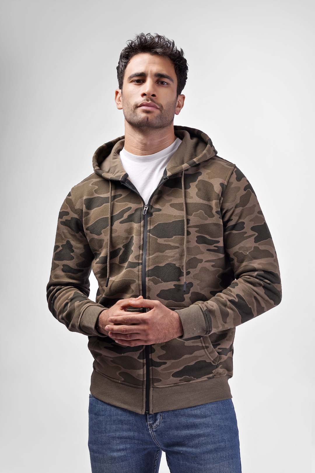 full zipper hoodie sweatshirt
