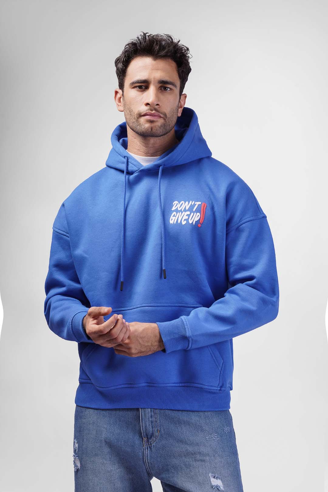 over size printed hoodie sweatshirt