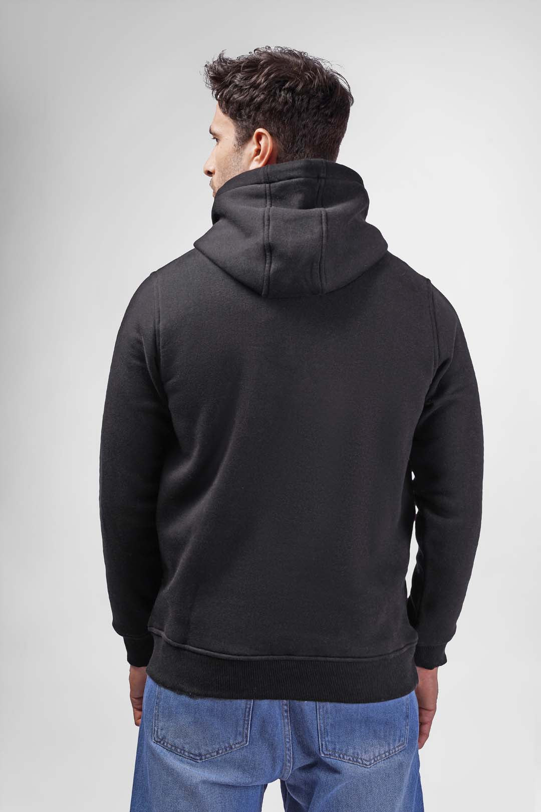 beige Basic Hoodie Sweatshirt