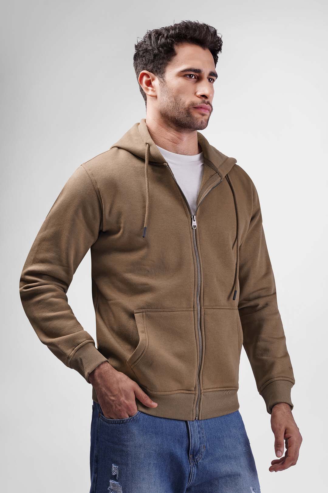 Full Zipper Hoodie Sweatshirt