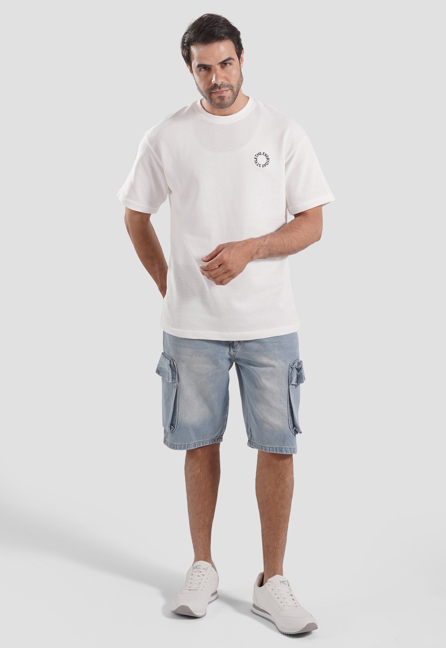 Cargo Fit Denim Short