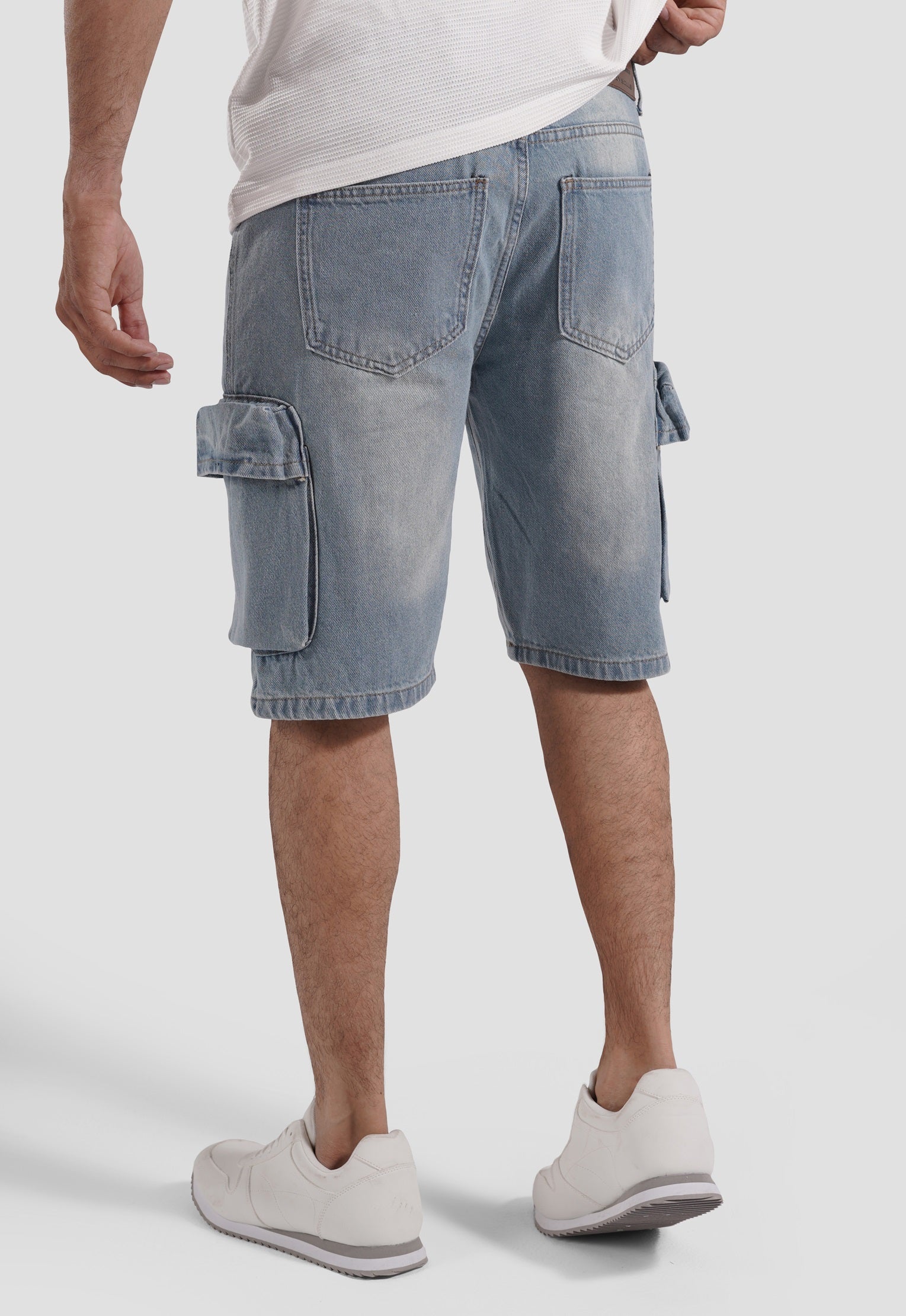 Cargo Fit Denim Short
