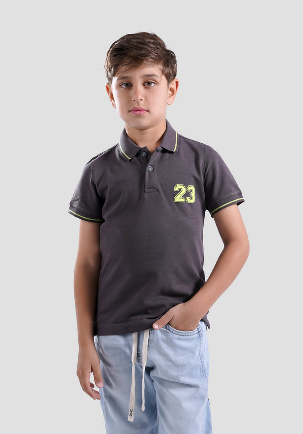 Kids Printed Polo Shirt