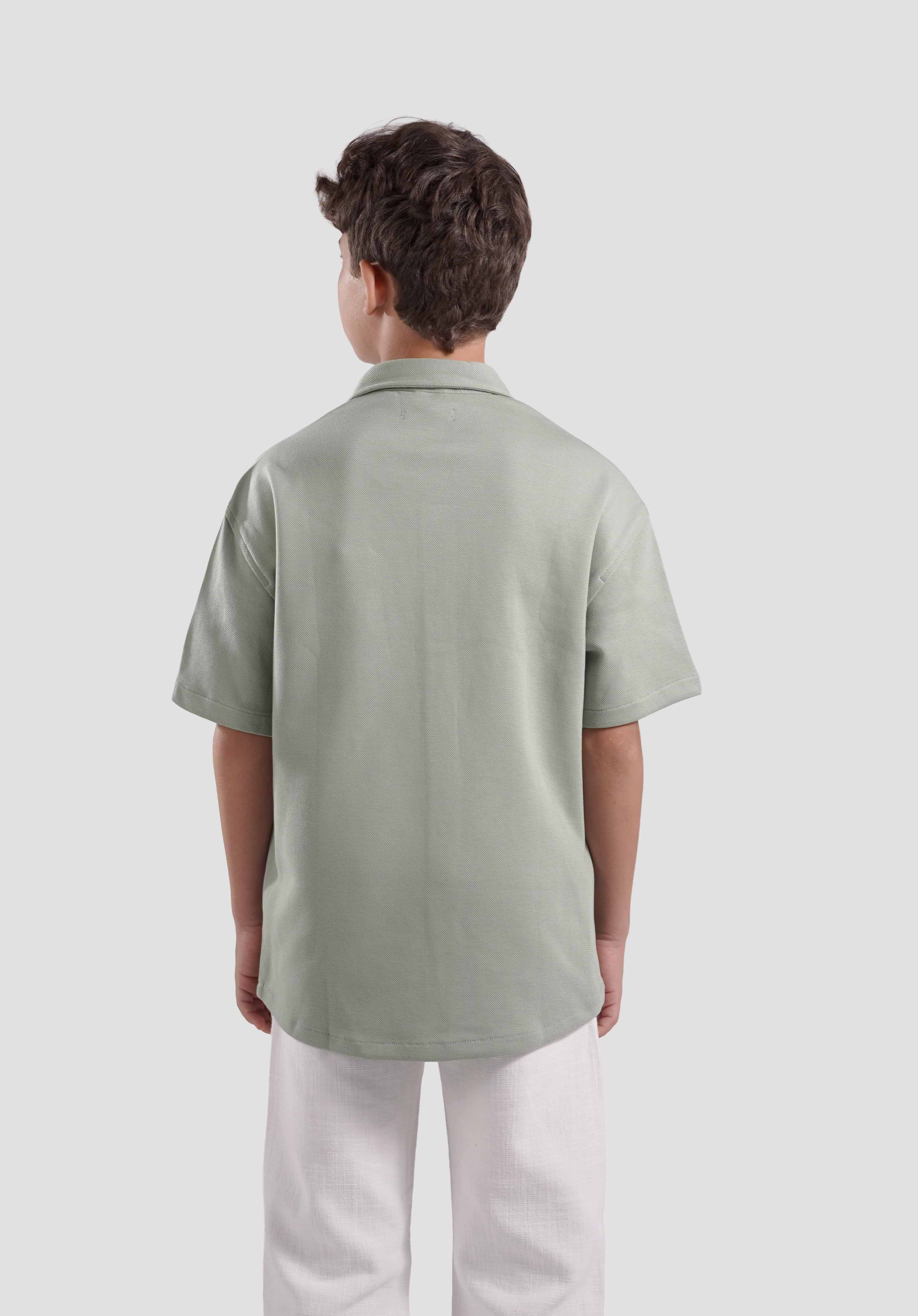 Kids Oversize Pocket Shirt