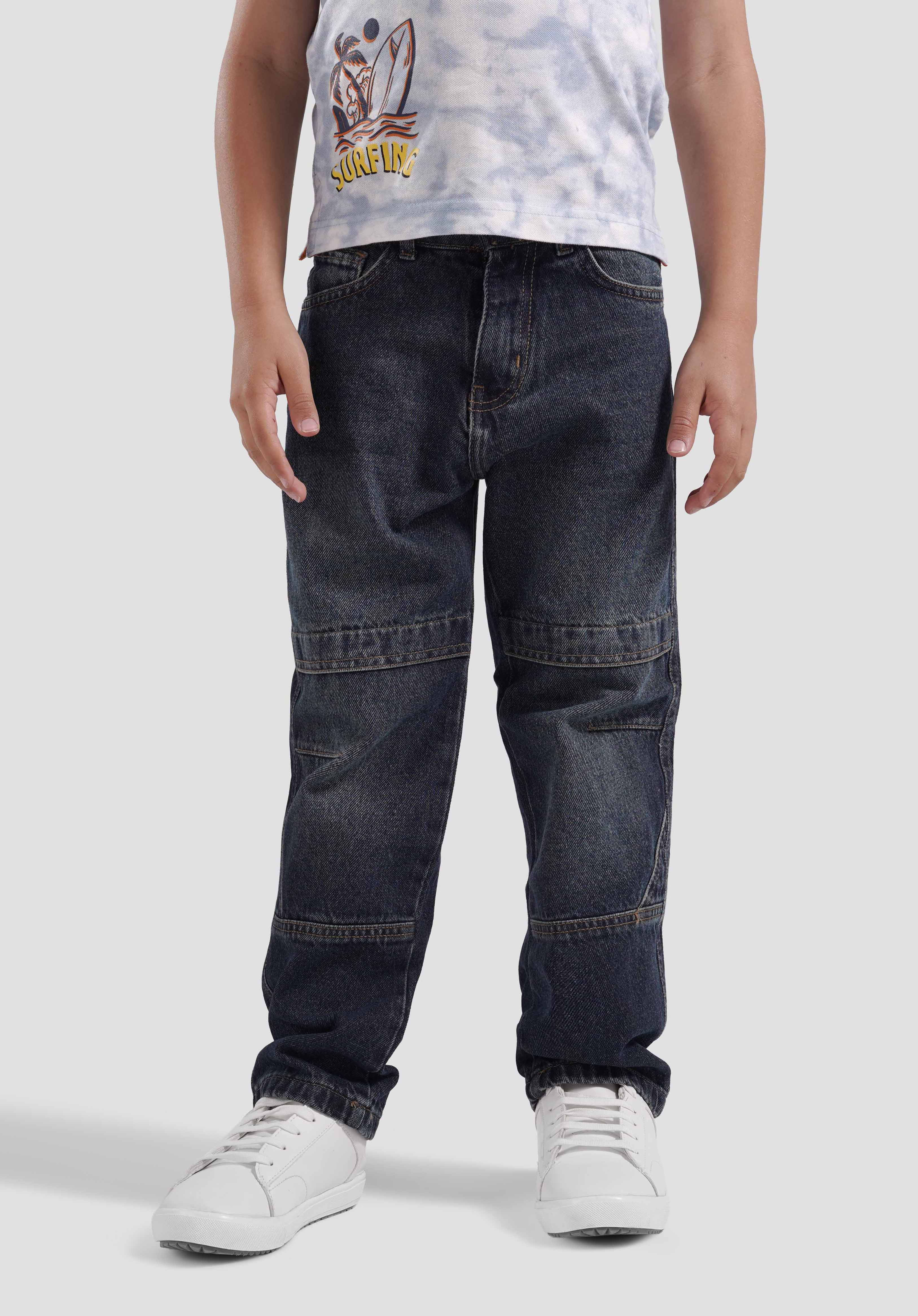 Kids Wide Leg Denim Pant