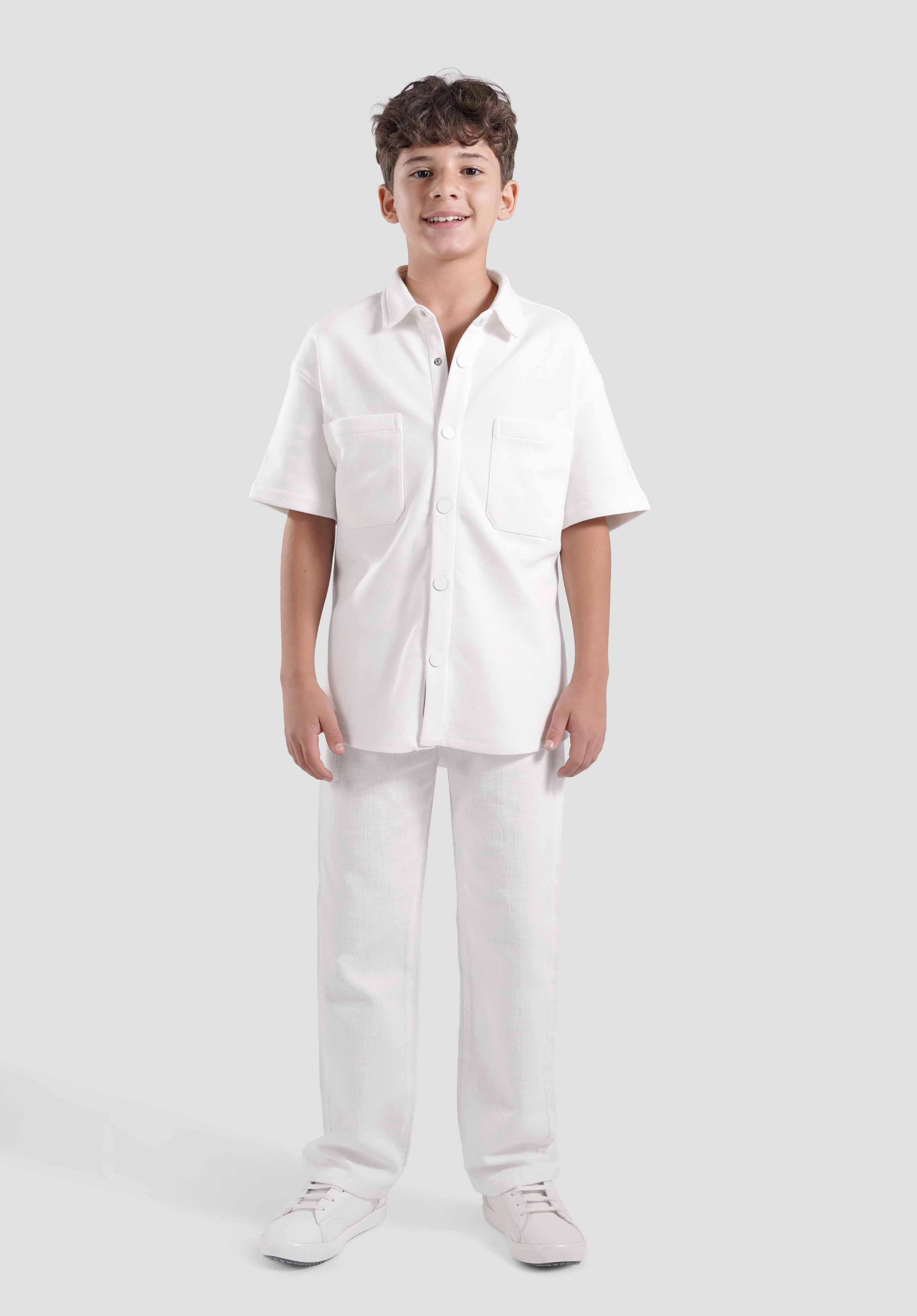 Kids Oversize Pocket Shirt