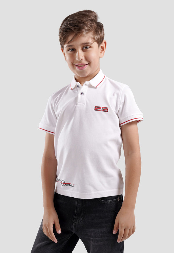 Kids Printed Polo Shirt