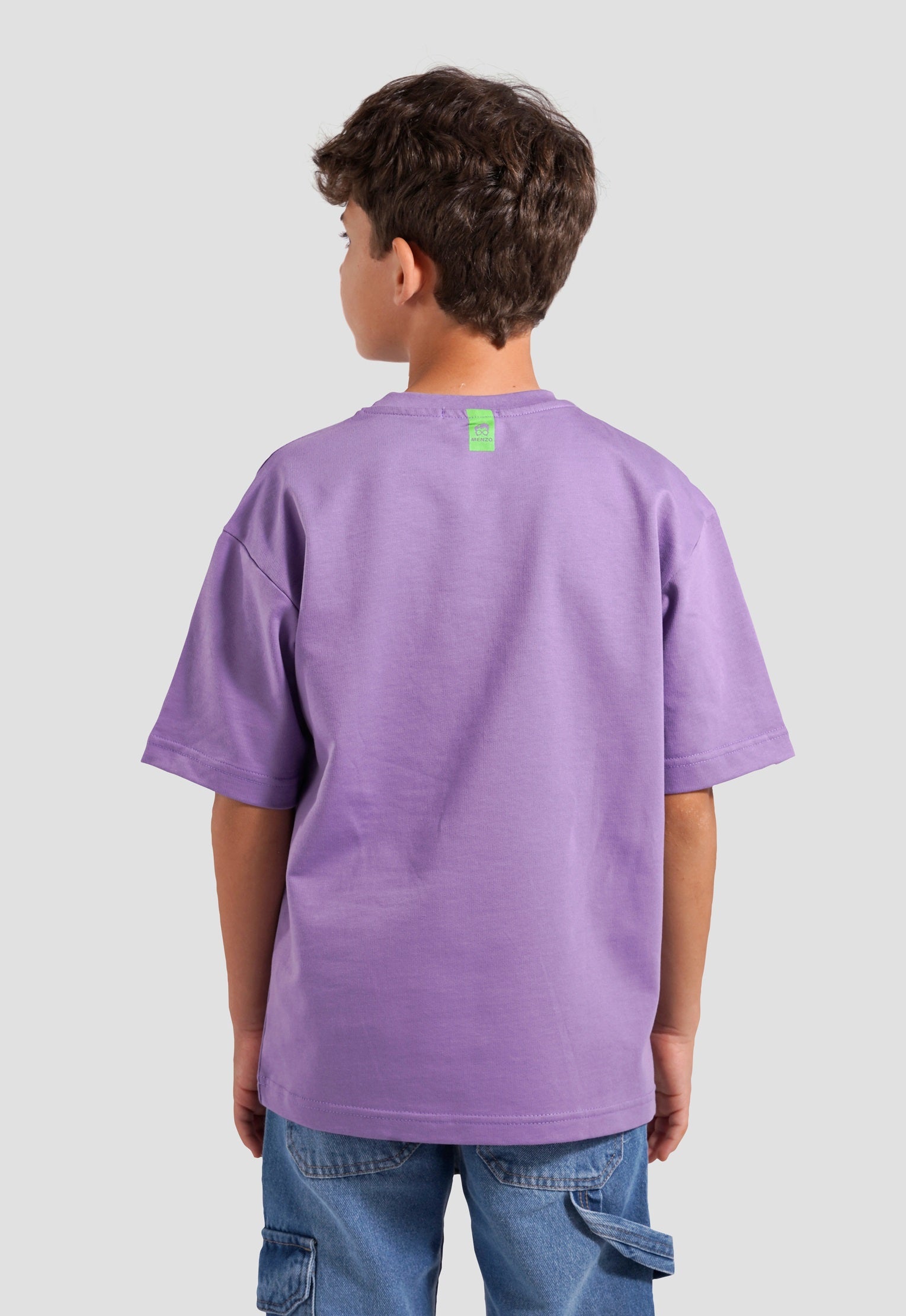 Crew Neck Over Size Printed T-Shirt