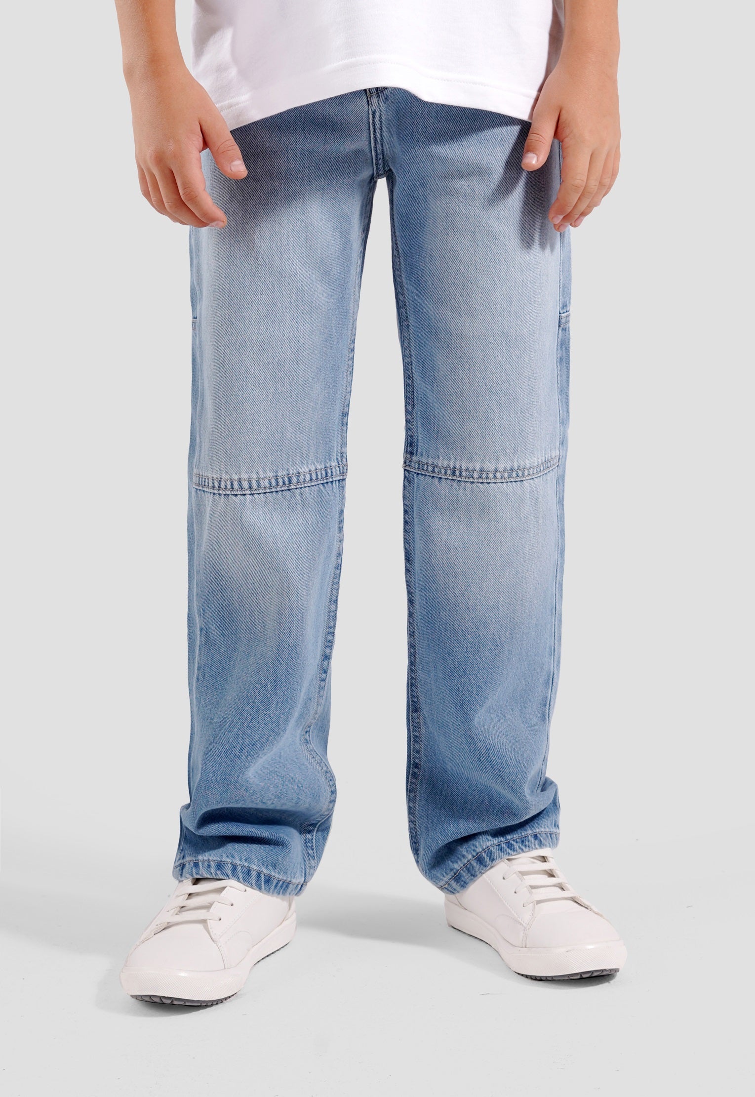 Kids Wide Leg Denim Pant