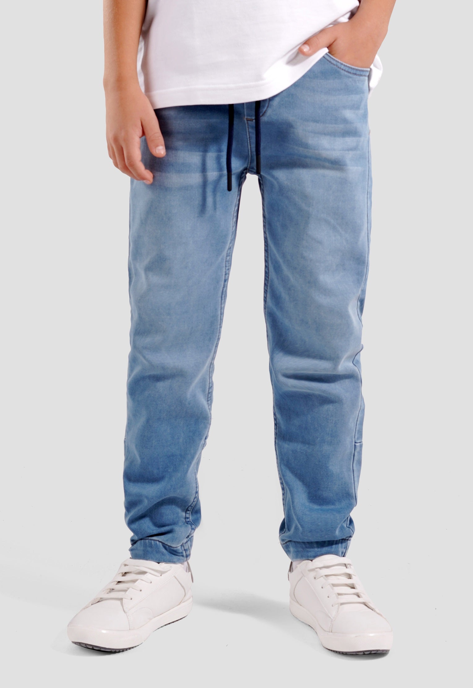 Kids Jogger Fit Denim Pant