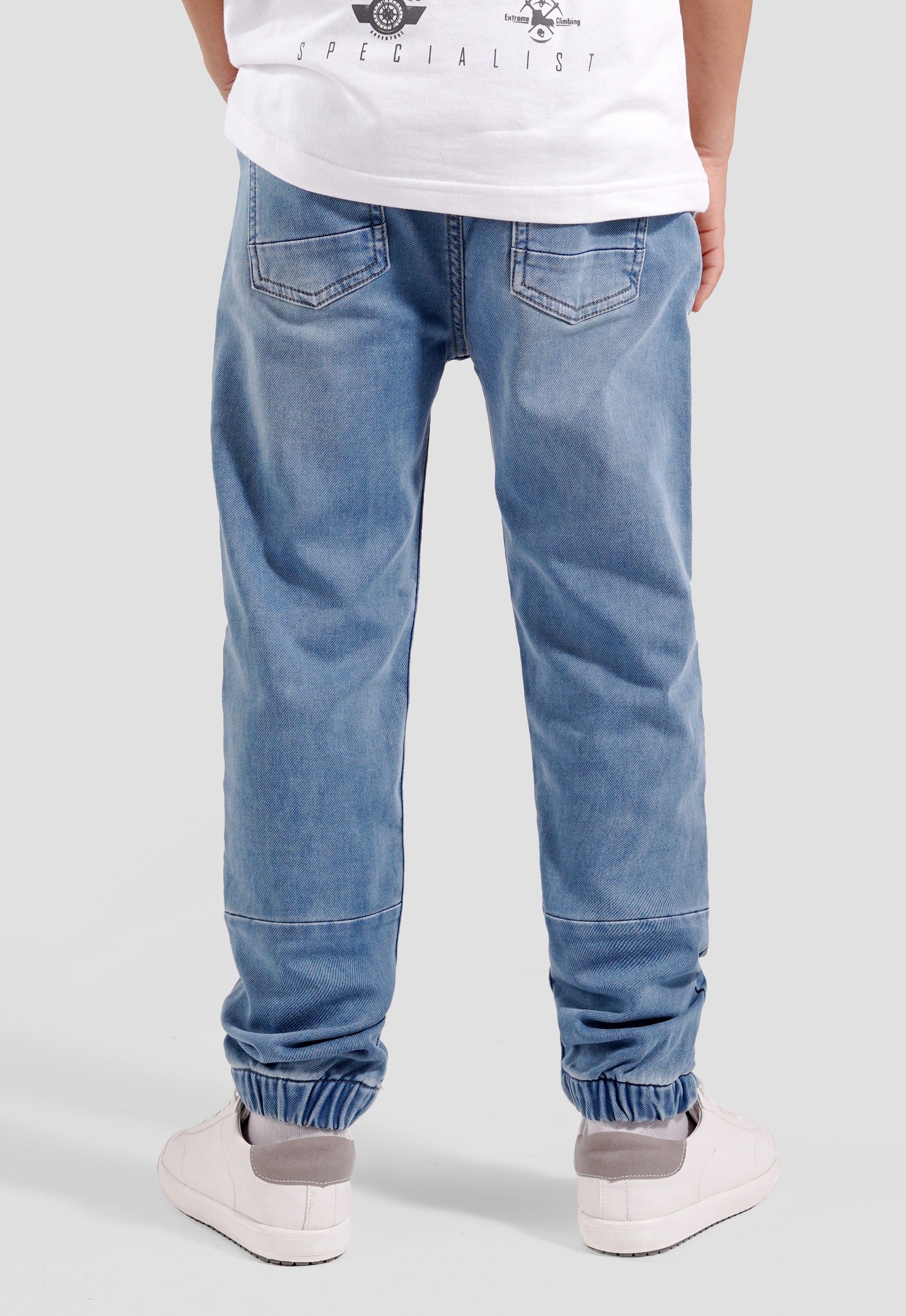 Kids Jogger Fit Denim Pant